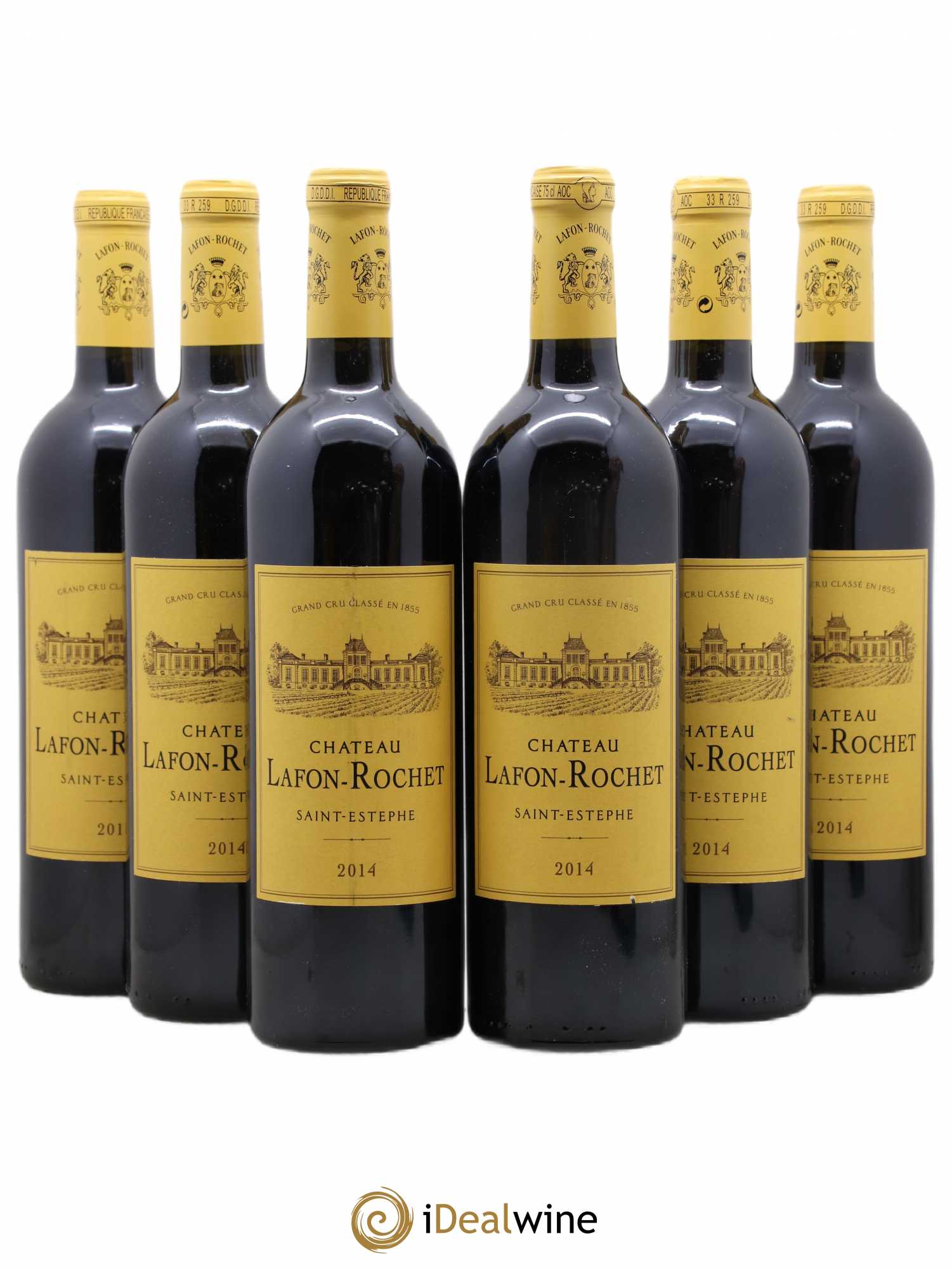 Château Lafon Rochet 4ème Grand Cru Classé 2014 - Lot de 6 bouteilles - 0