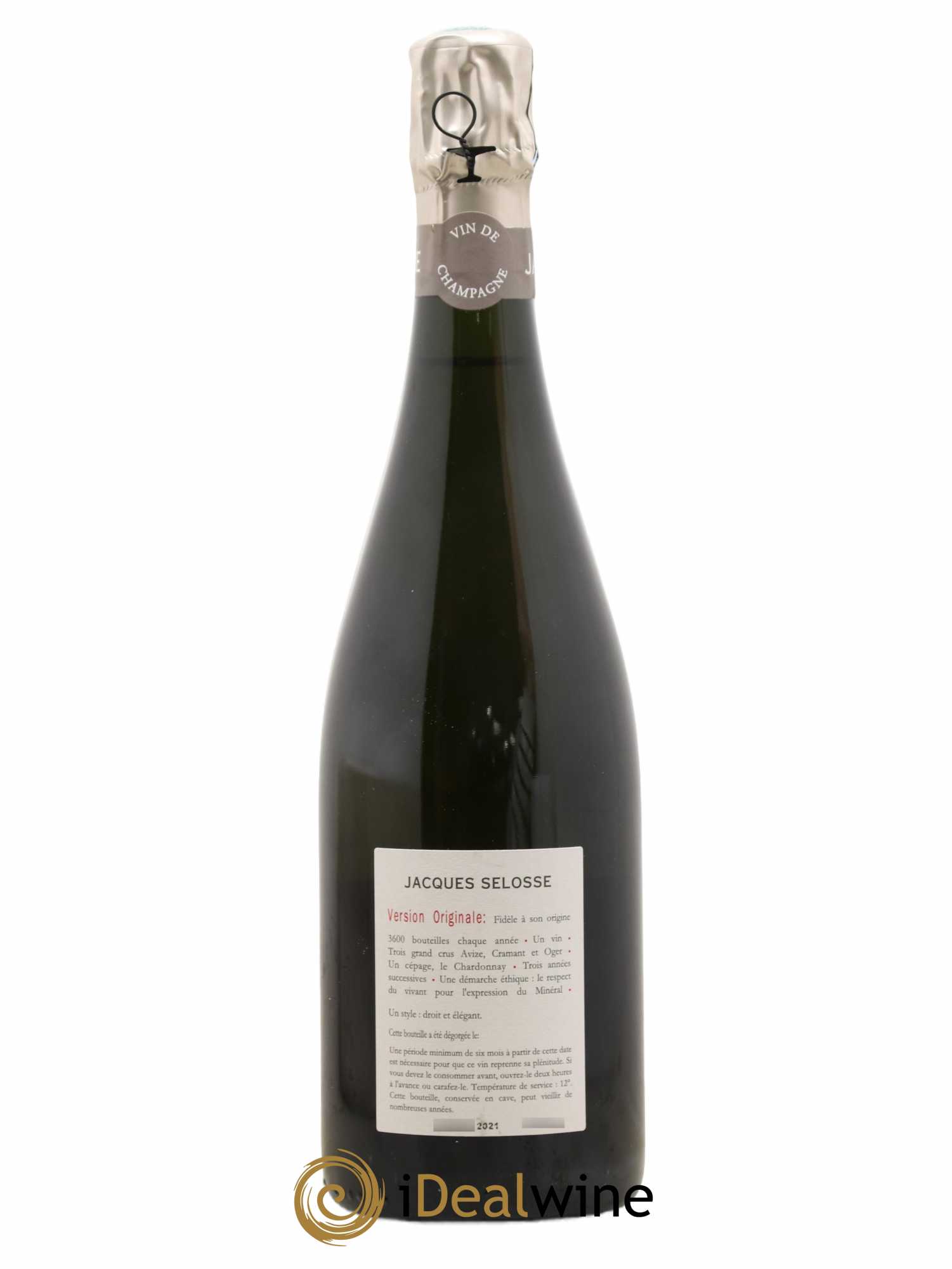 Version Originale Jacques Selosse - Lot de 1 bouteille - 1