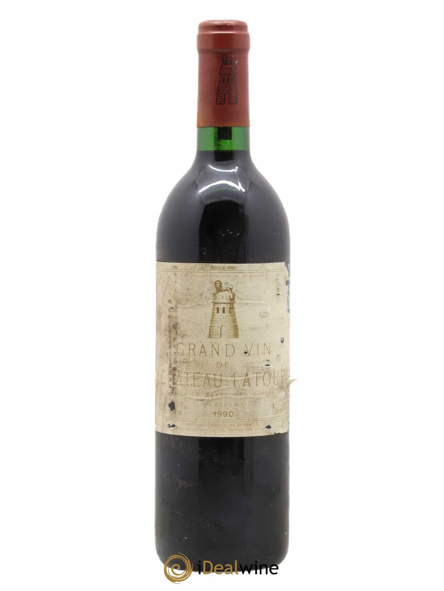 Château Latour 1er Grand Cru Classé 1990 - Lot de 1 bouteille - 0