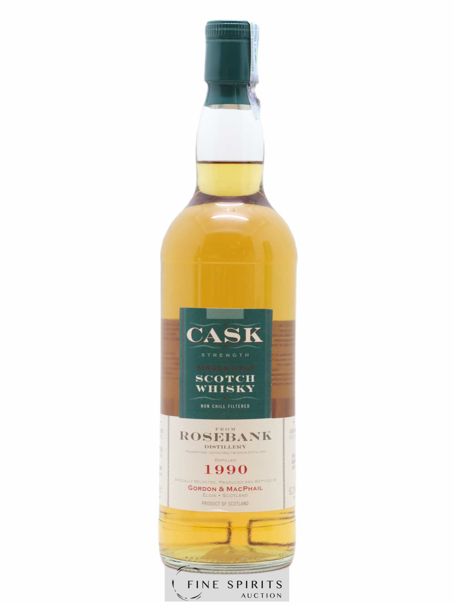Rosebank 1990 Gordon & MacPhail Cask n°1605-1606 - bottled 2006 - Lot de 1 bouteille - 1