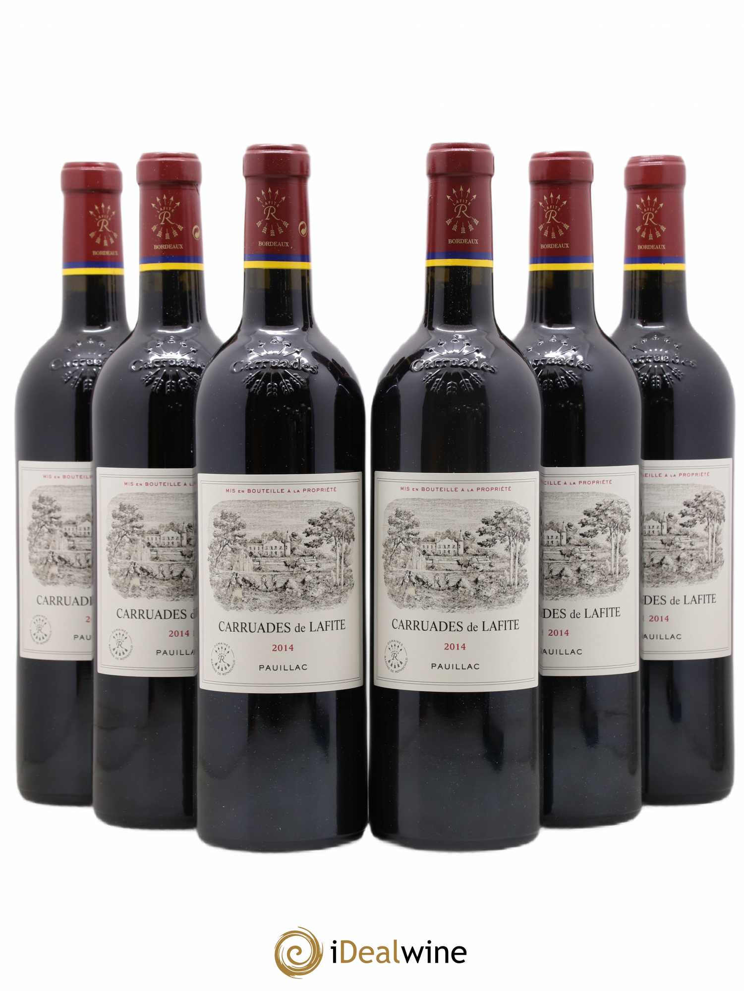 Carruades de Lafite Rothschild Second Vin 2014 - Lot de 6 bouteilles - 0