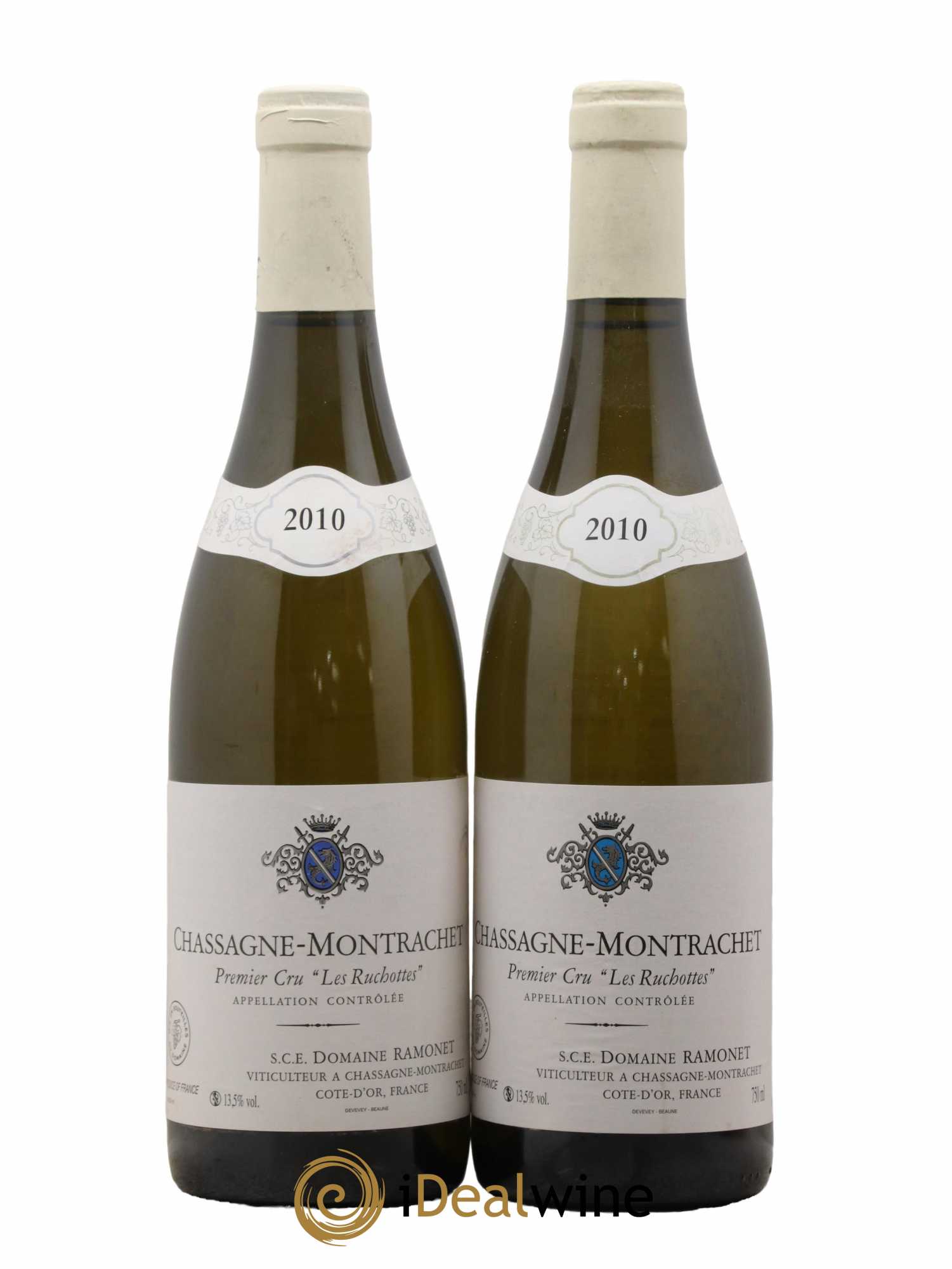 Chassagne-Montrachet 1er Cru Les Ruchottes Ramonet (Domaine) 2010 - Lot de 2 bouteilles - 0