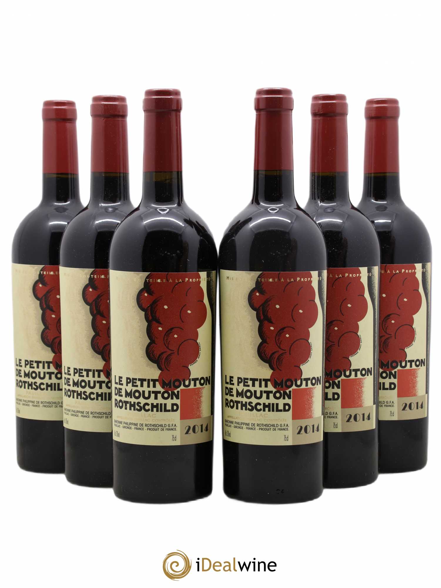 Petit Mouton Second Vin 2014 - Lot de 6 bouteilles - 0
