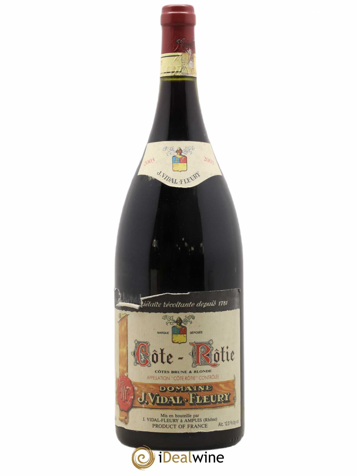 Côte-Rôtie Brune et Blonde Vidal Fleury 2003 - Lot de 1 magnum - 0