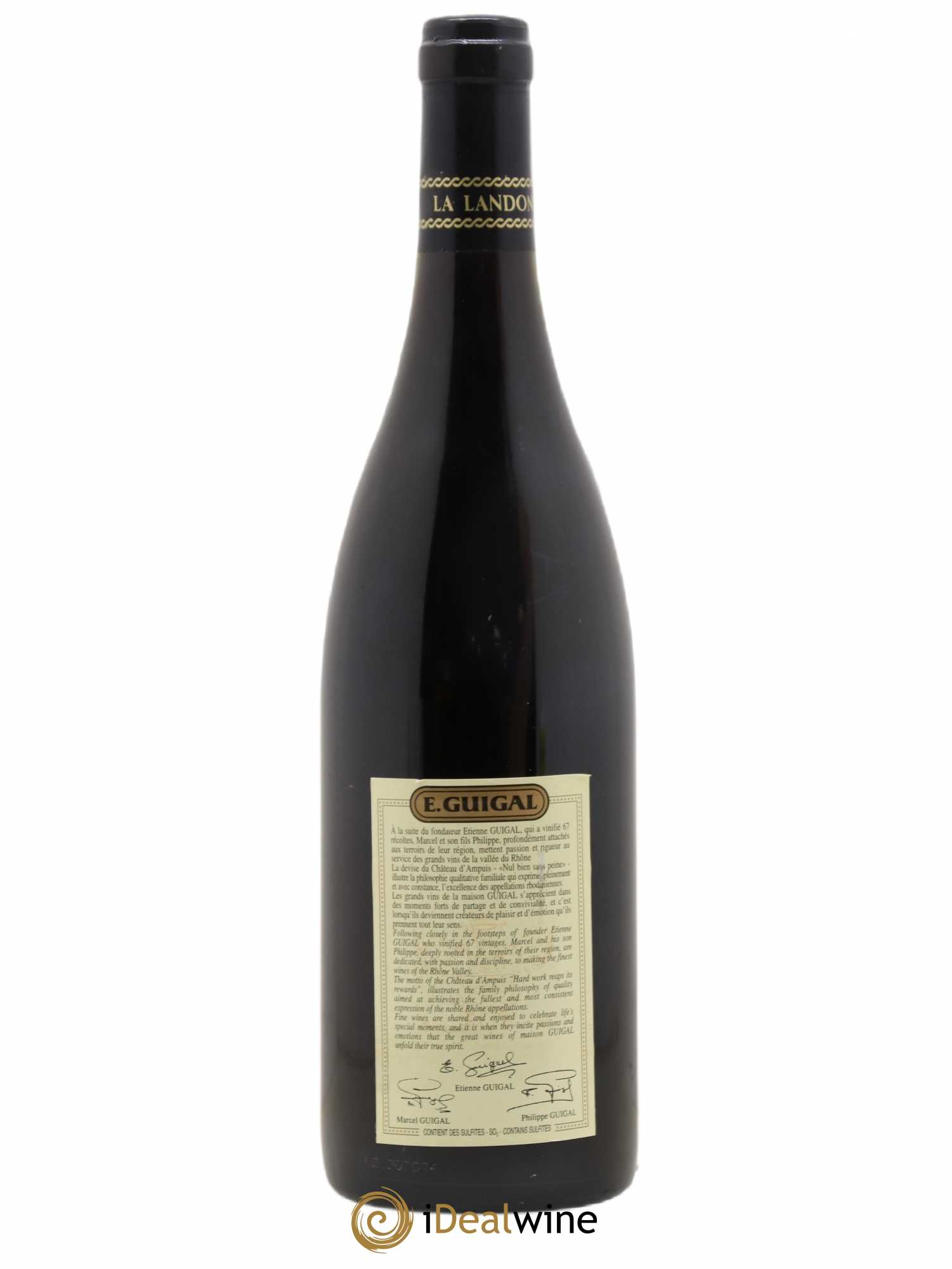 Côte-Rôtie La Landonne Guigal 2003 - Lot de 1 bouteille - 1