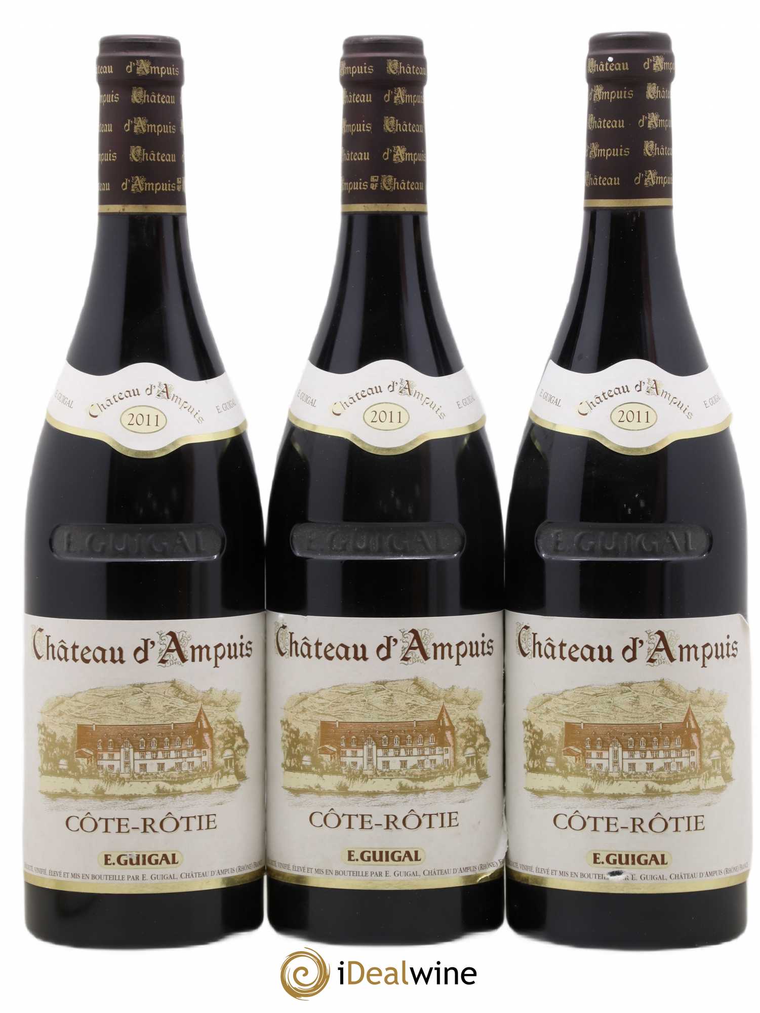 Côte-Rôtie Château d'Ampuis Guigal 2011 - Lot de 3 bouteilles - 0