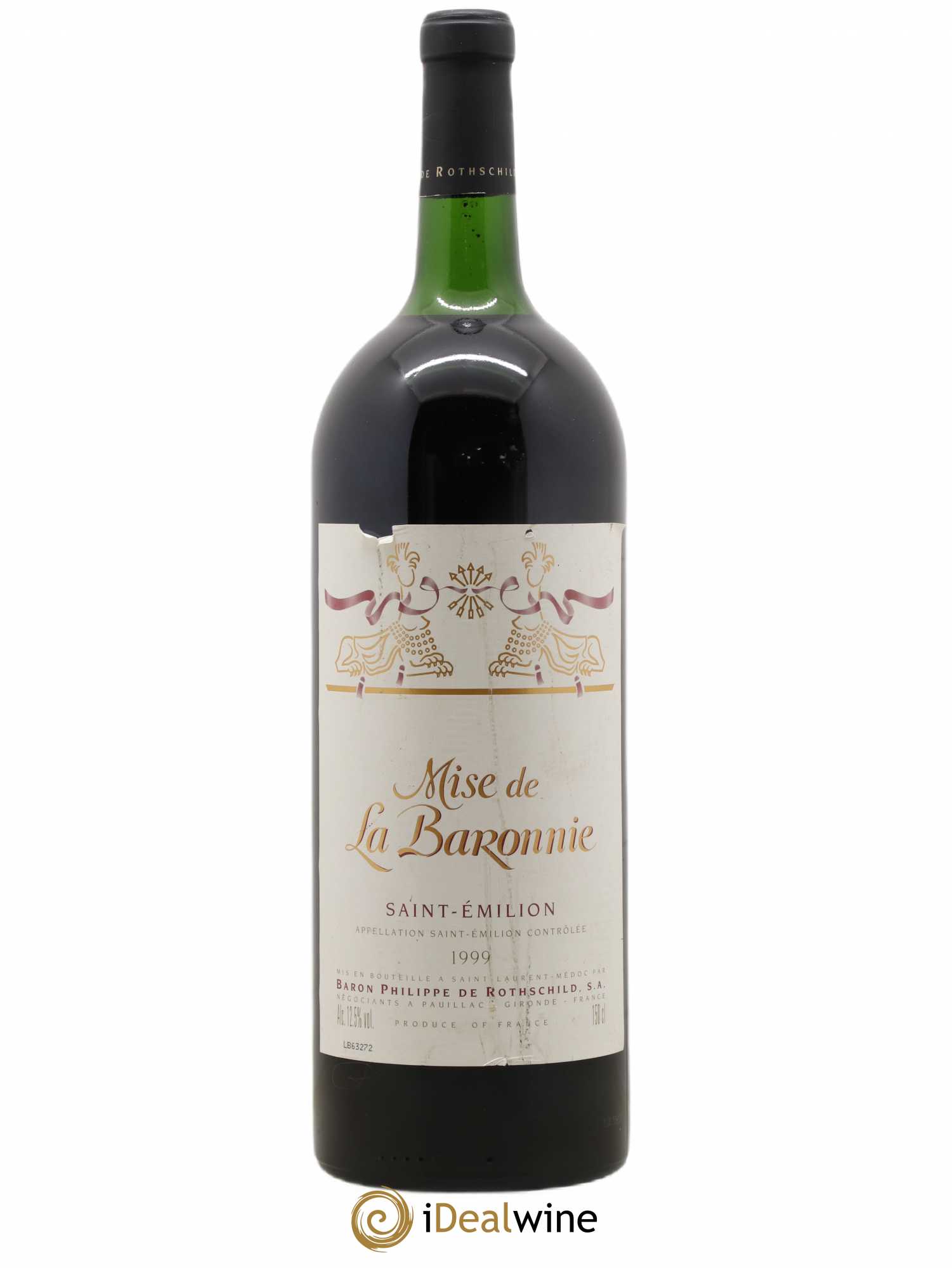 Saint-Émilion Mise de La Baronnie (sans prix de réserve) 1999 - Posten von 1 Magnum - 0