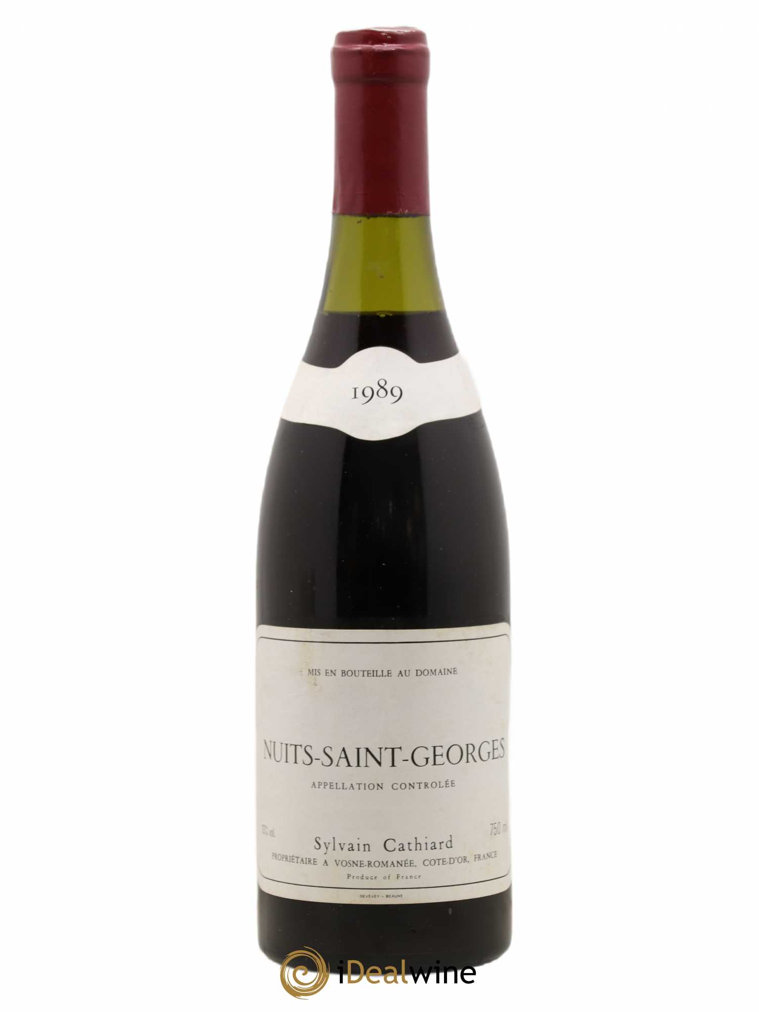 Nuits-Saint-Georges Domaine Sylvain Cathiard 1989 - Posten von 1 Flasche - 0