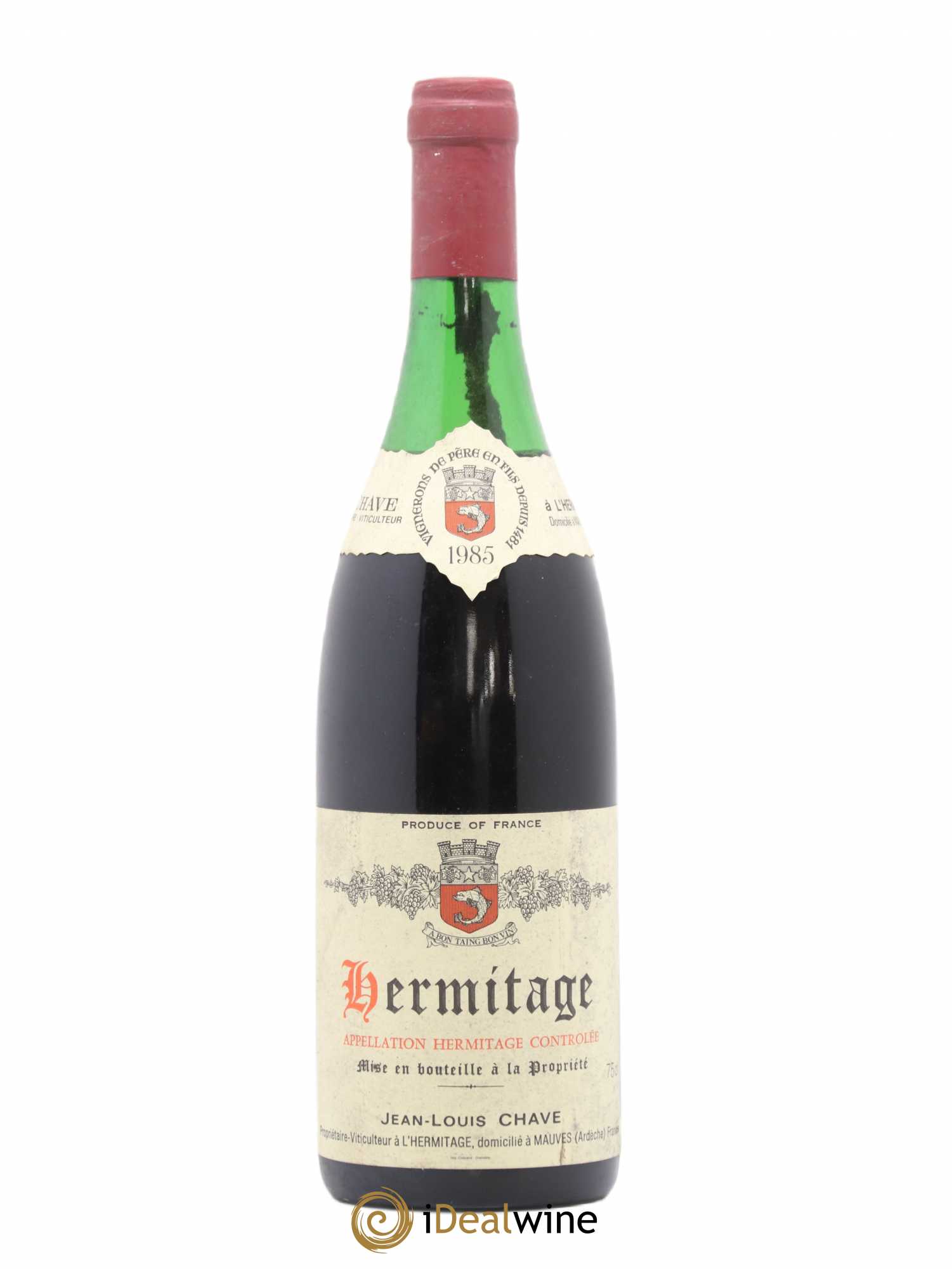 Hermitage Jean-Louis Chave 1985 - Lot de 1 bouteille - 0