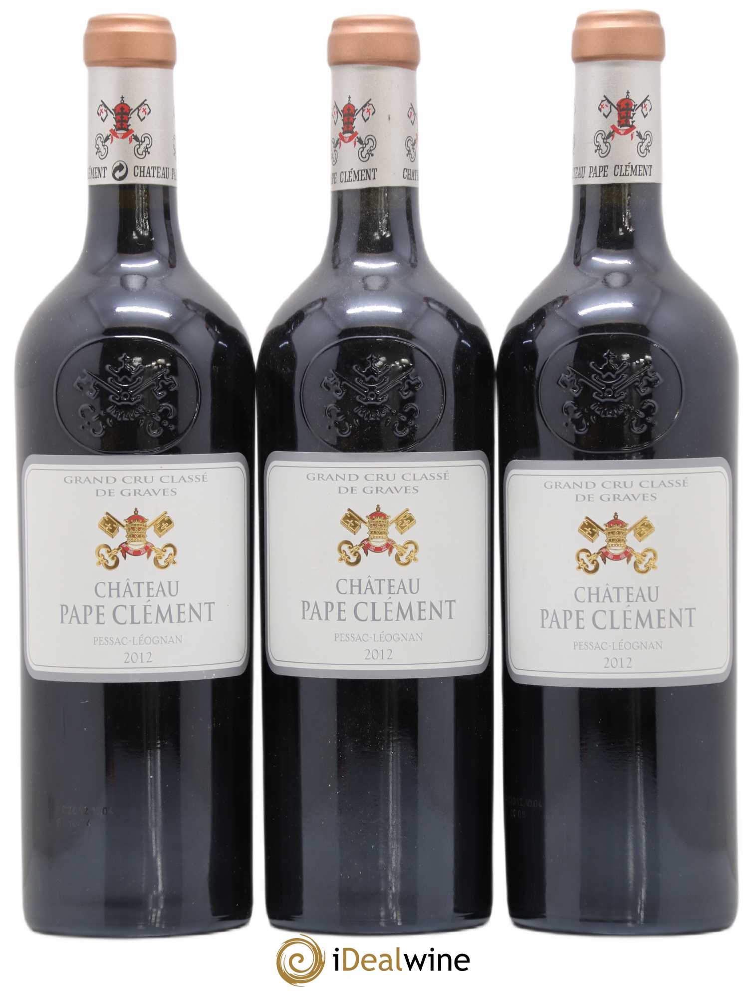 Château Pape Clément Cru Classé de Graves 2012 - Lot de 3 bouteilles - 0