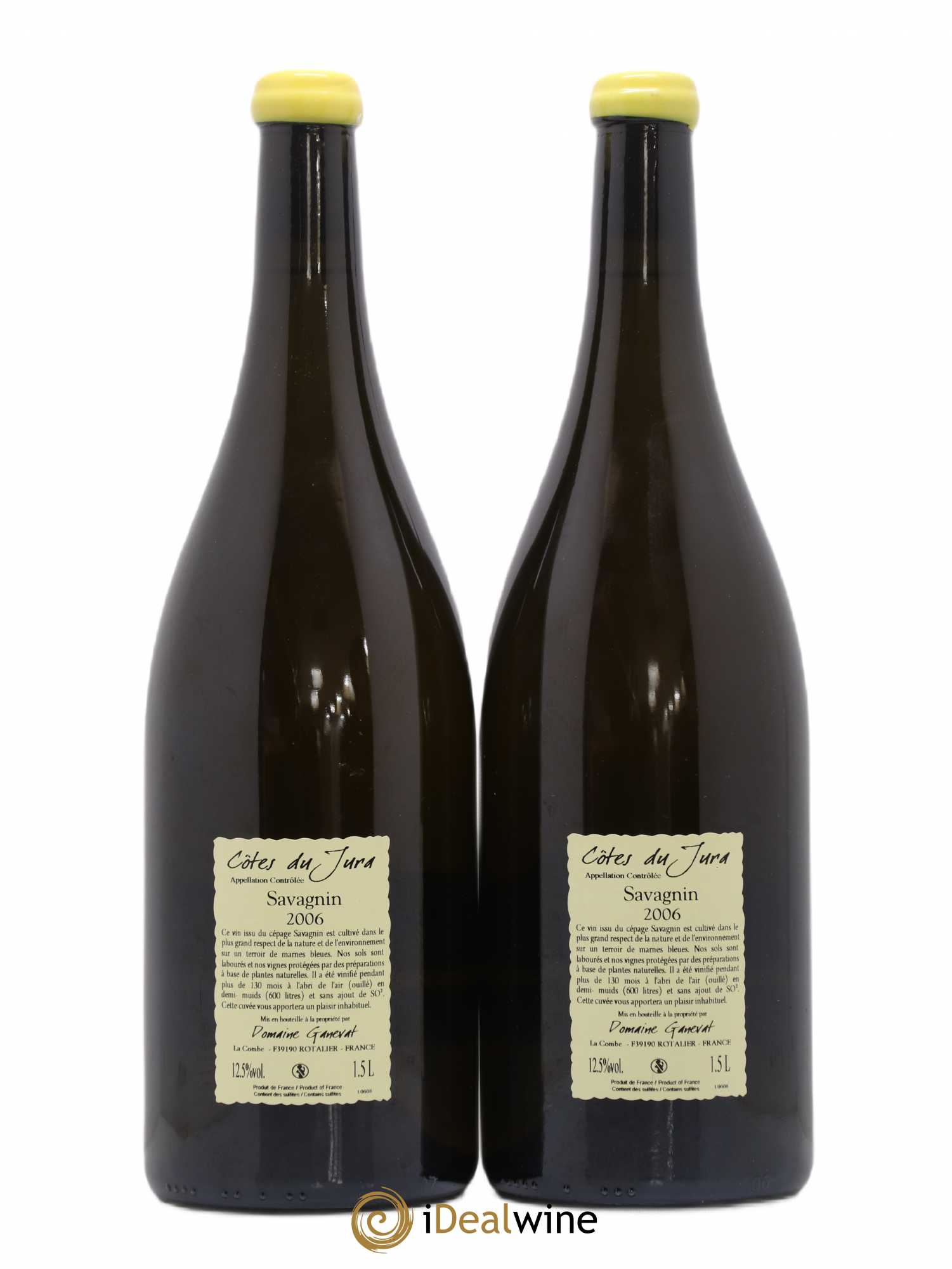 Côtes du Jura Les Vignes de mon Père Jean-François Ganevat (Domaine) 2006 - Lot de 2 magnums - 1