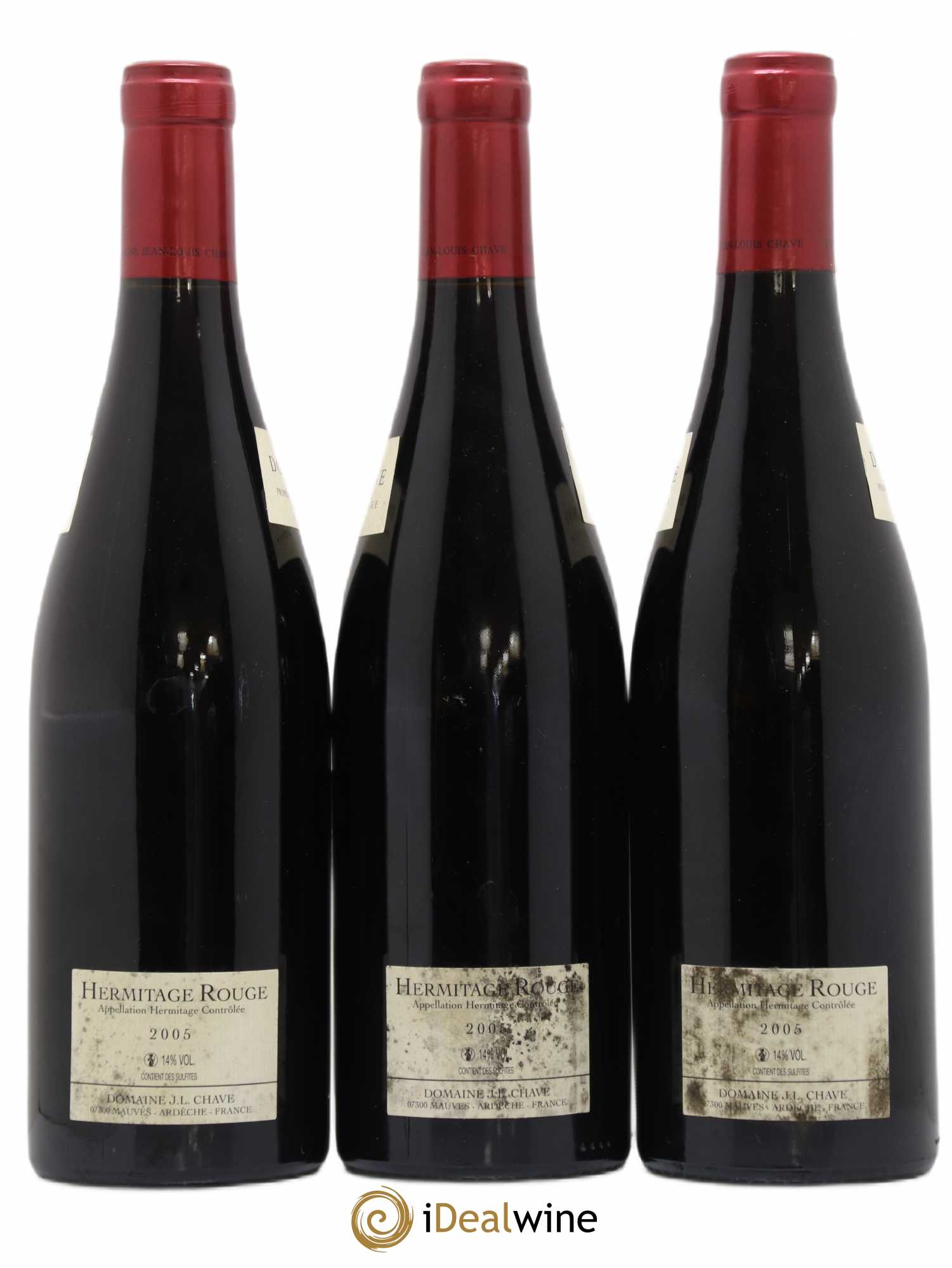 Hermitage Jean-Louis Chave 2005 - Lot de 3 bouteilles - 1