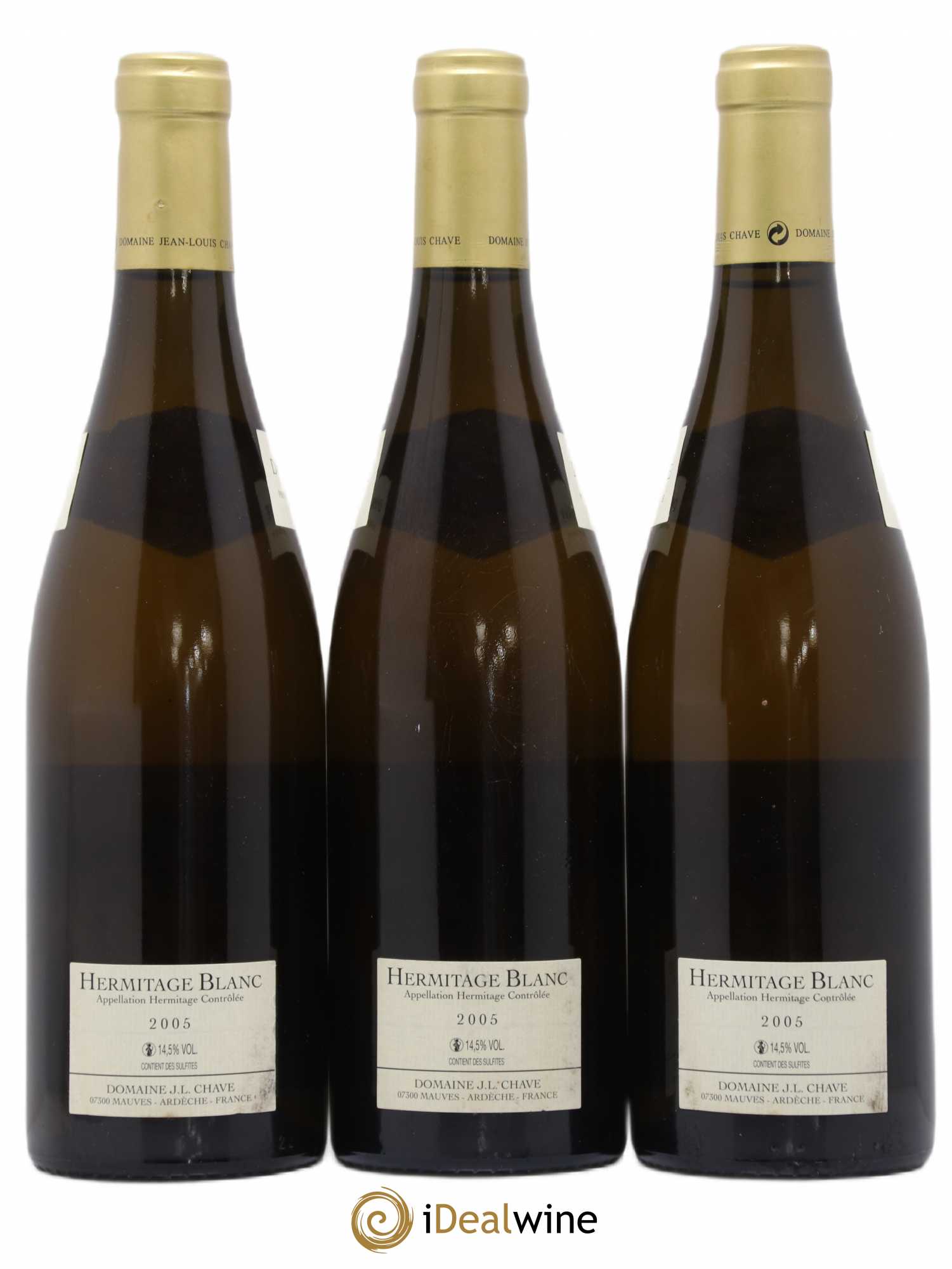 Hermitage Jean-Louis Chave 2005 - Lot de 3 bouteilles - 1