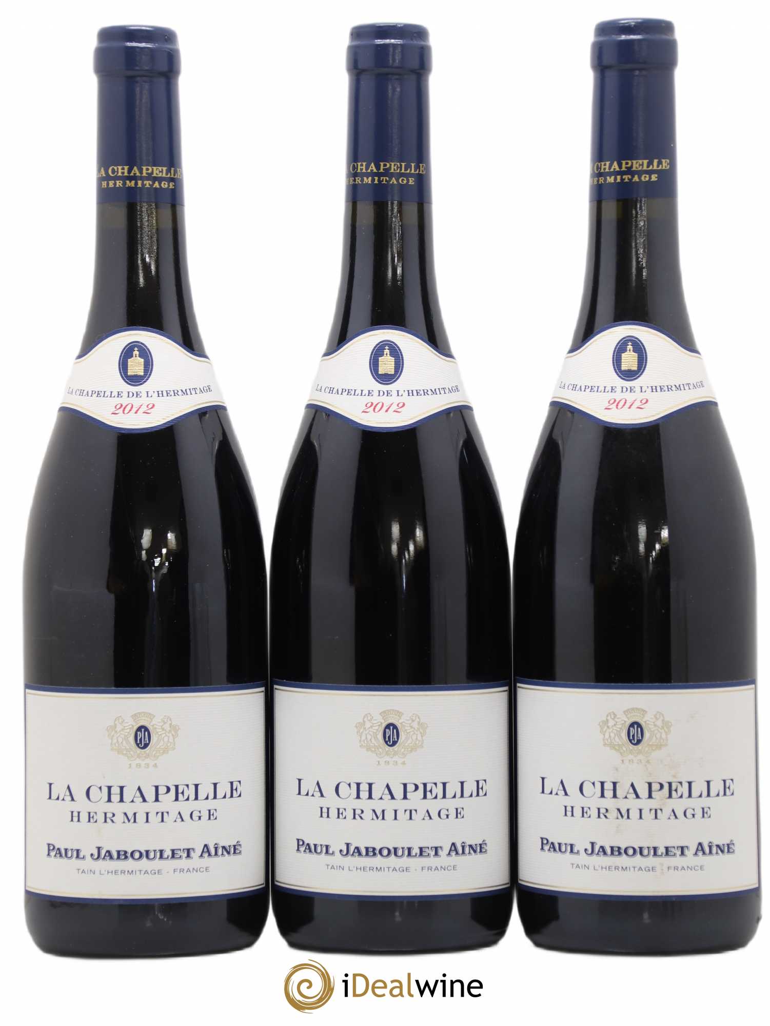 Hermitage La Chapelle Paul Jaboulet Ainé 2012 - Lot de 3 bouteilles - 0