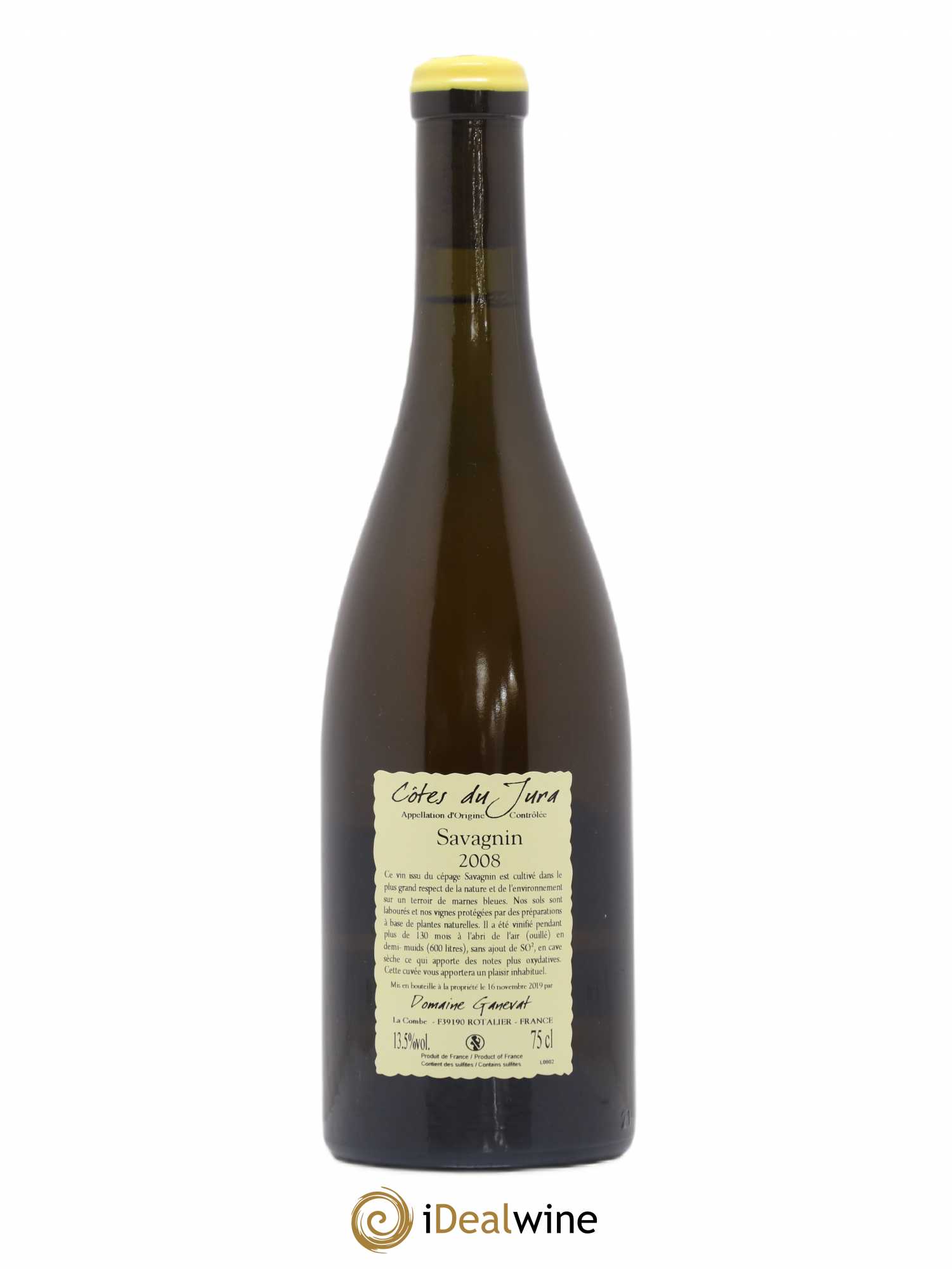 Côtes du Jura Les Vignes de mon Père Jean-François Ganevat (Domaine) 2008 - Lot de 1 bouteille - 1