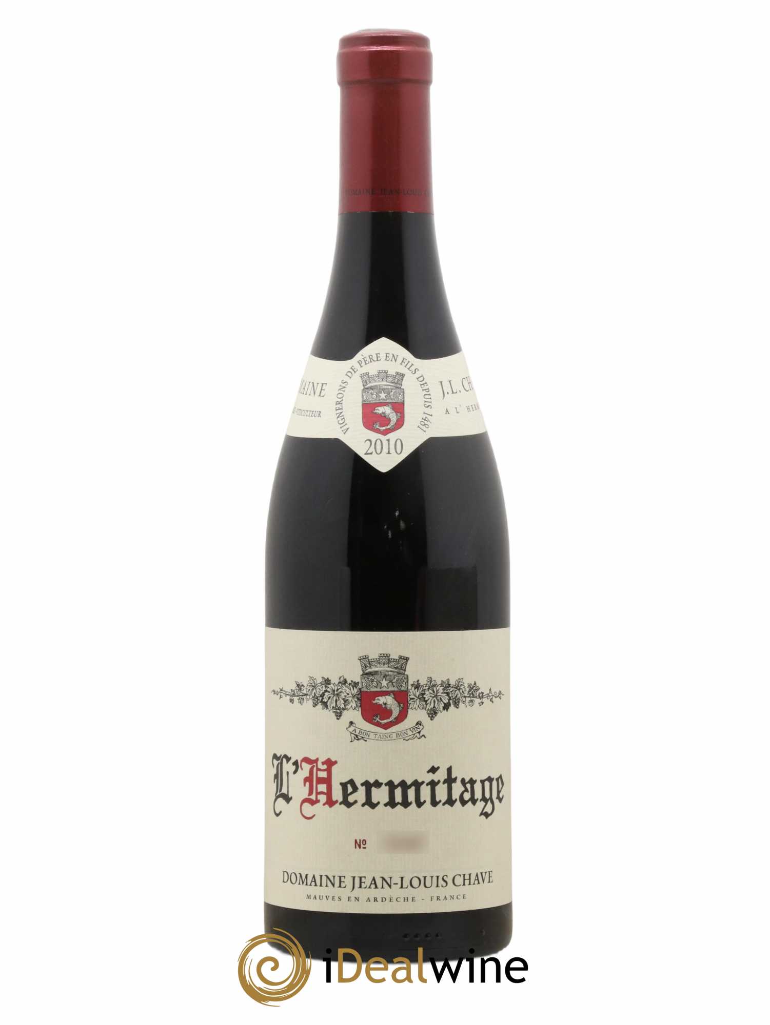 Hermitage Jean-Louis Chave 2010 - Lot de 1 bouteille - 0