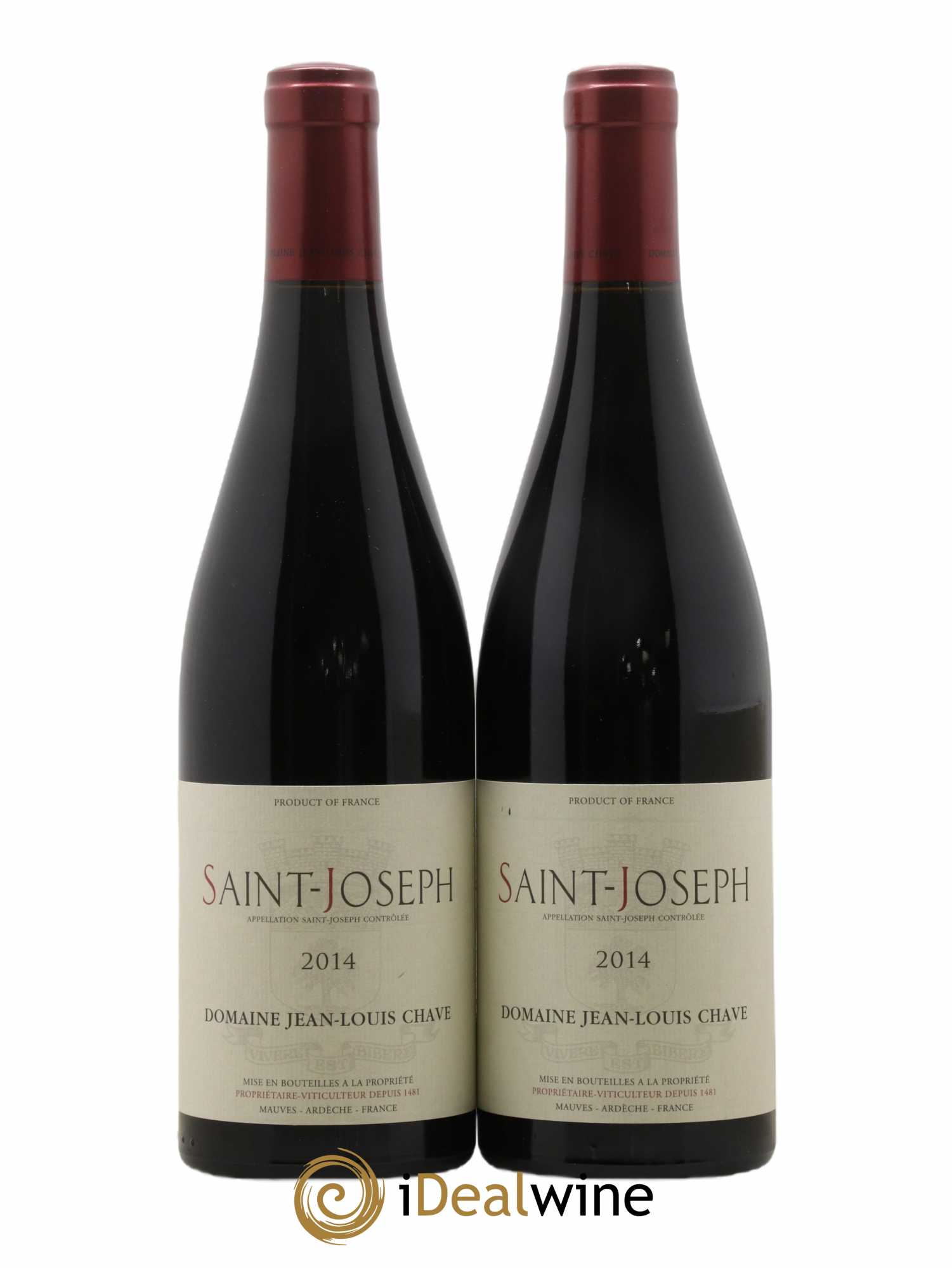 Saint-Joseph Jean-Louis Chave 2014 - Lot de 2 bouteilles - 0