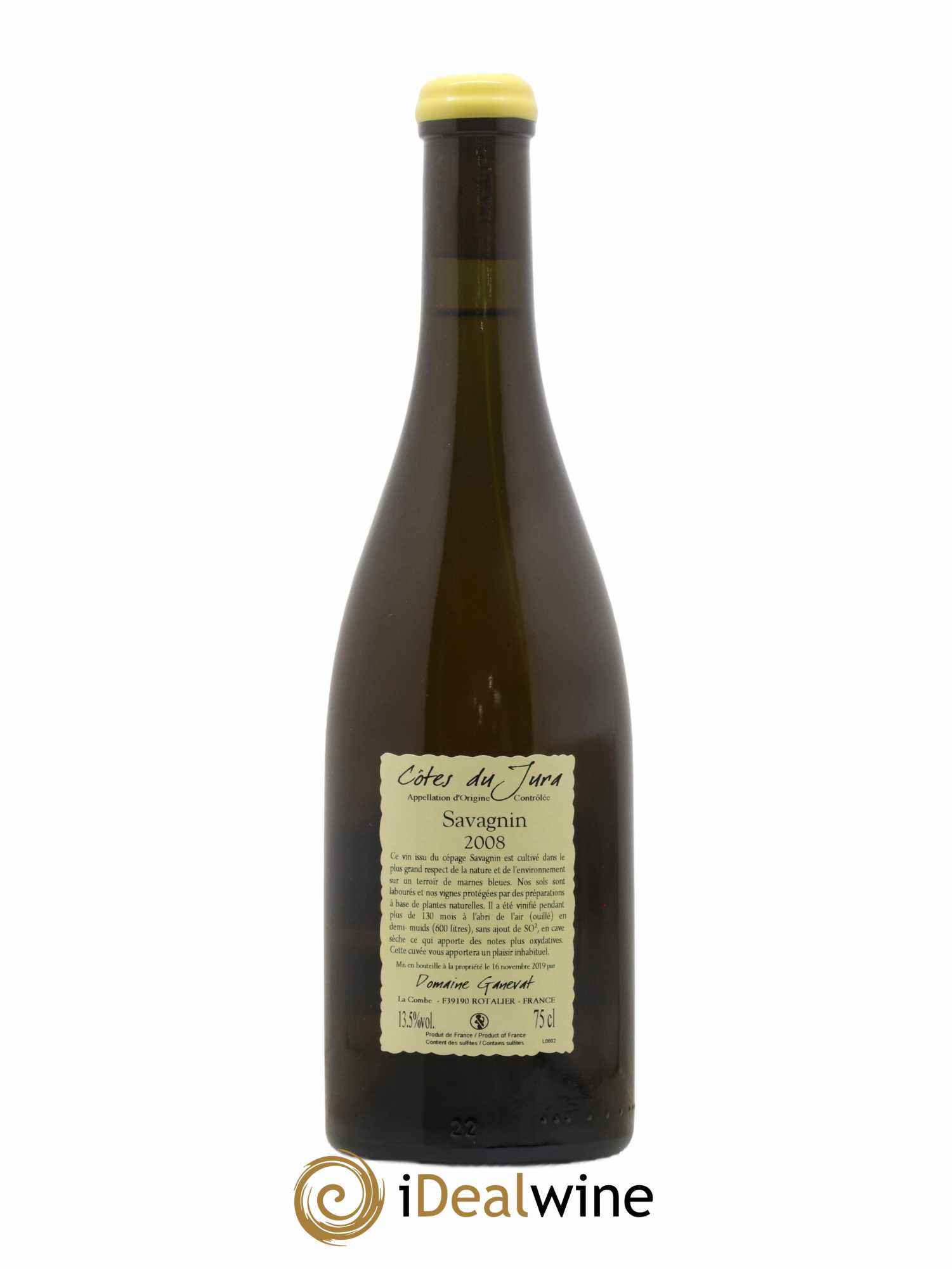 Côtes du Jura Les Vignes de mon Père Jean-François Ganevat (Domaine) 2008 - Lot de 1 bouteille - 1