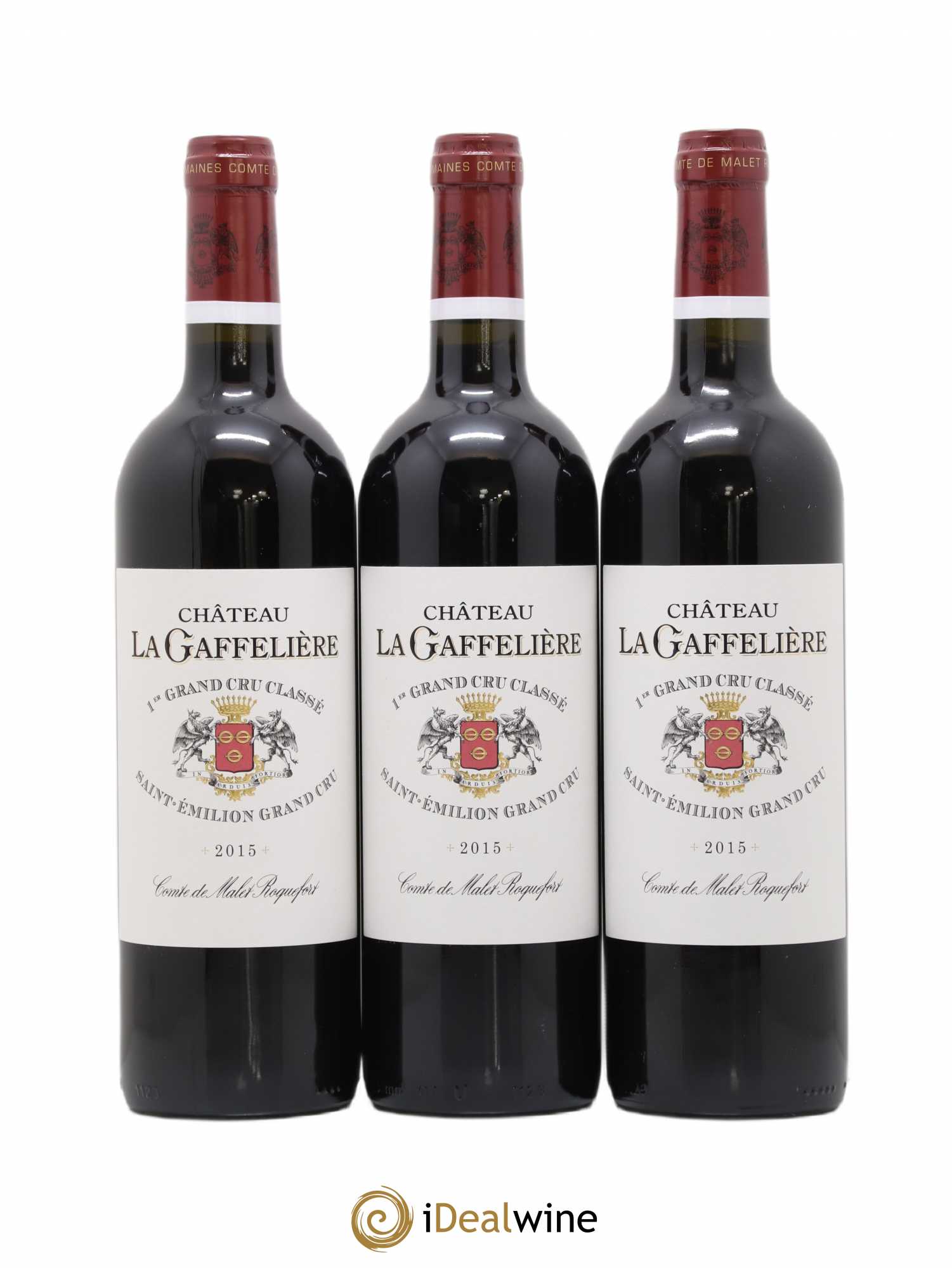 Château la Gaffelière 1er Grand Cru Classé B 2015 - Lot de 3 bouteilles - 0