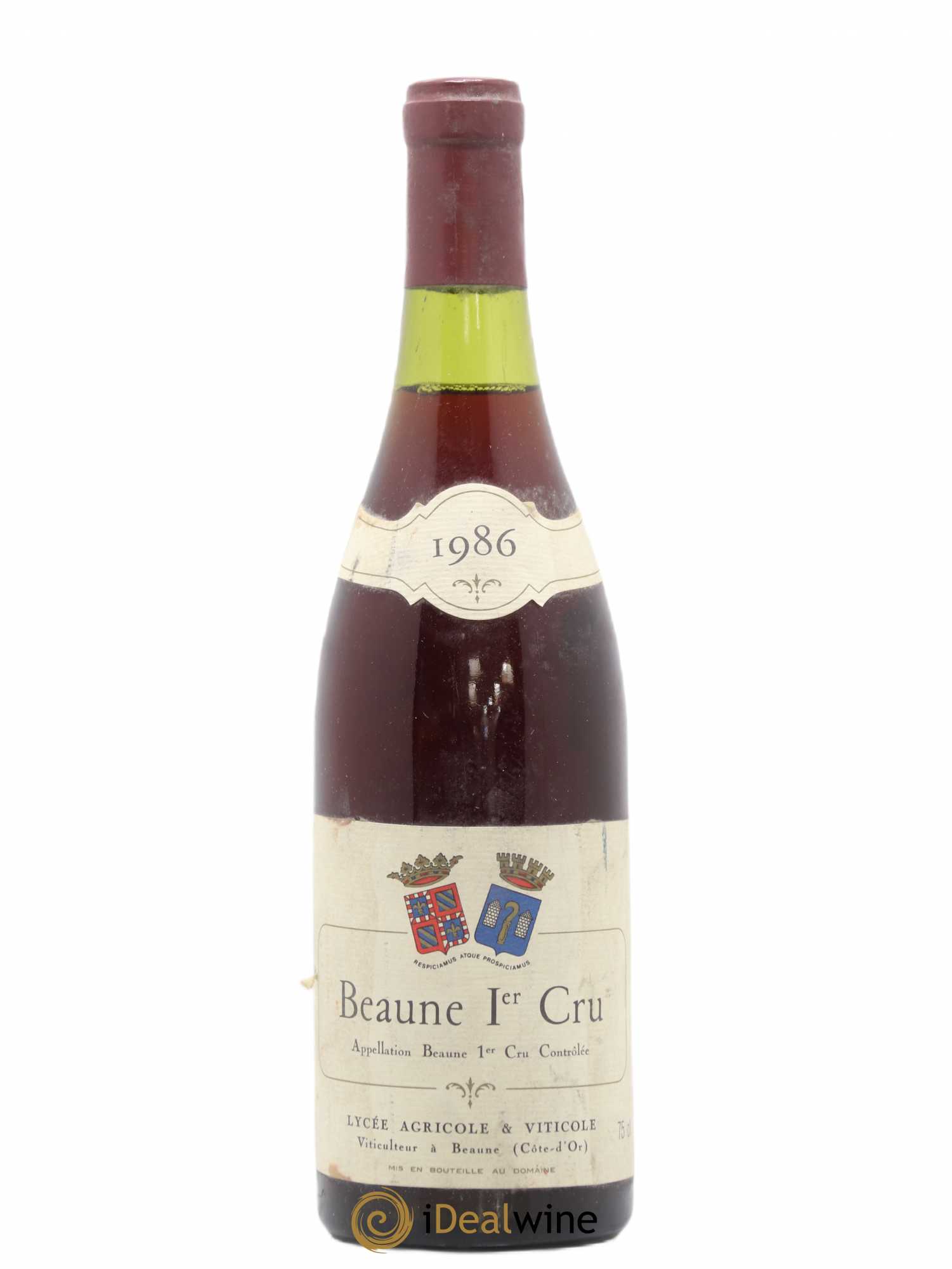 Beaune 1er Cru Lycée agricole et viticole 1986 - Posten von 1 Flasche - 0