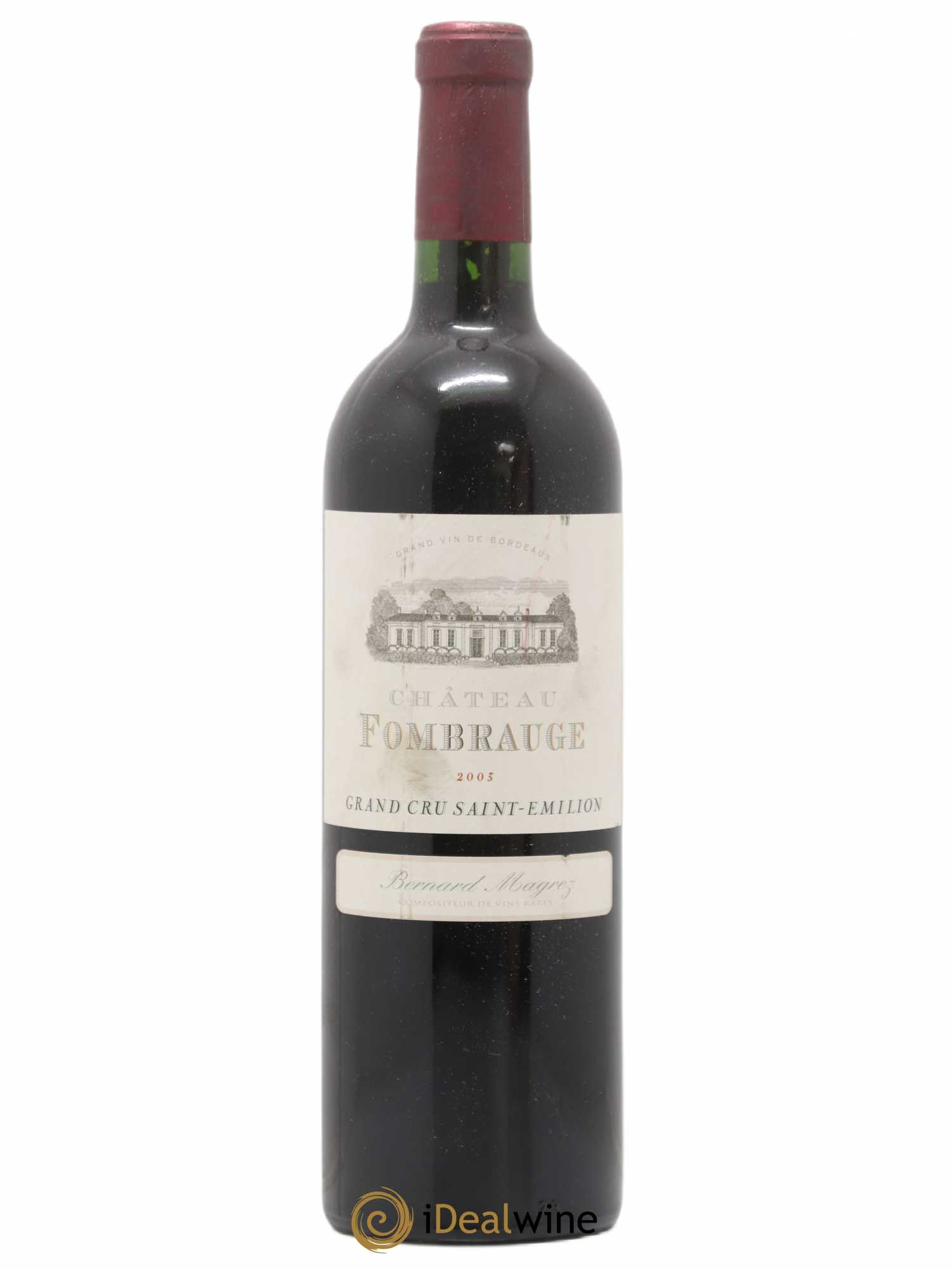 Château Fombrauge Grand Cru Classé 2003 - Lot de 1 bouteille - 0
