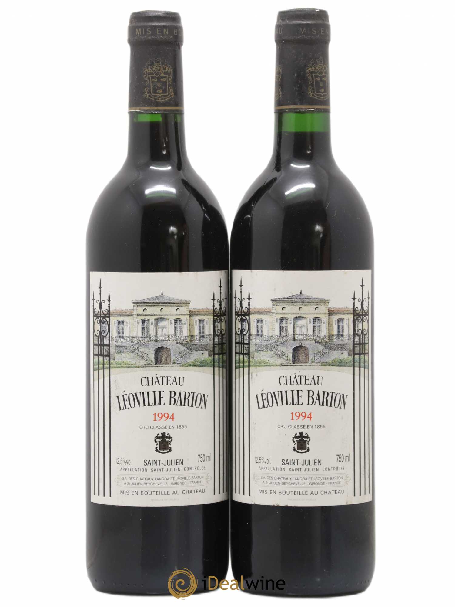 Château Léoville Barton 2ème Grand Cru Classé 1994 - Lot de 2 bouteilles - 0