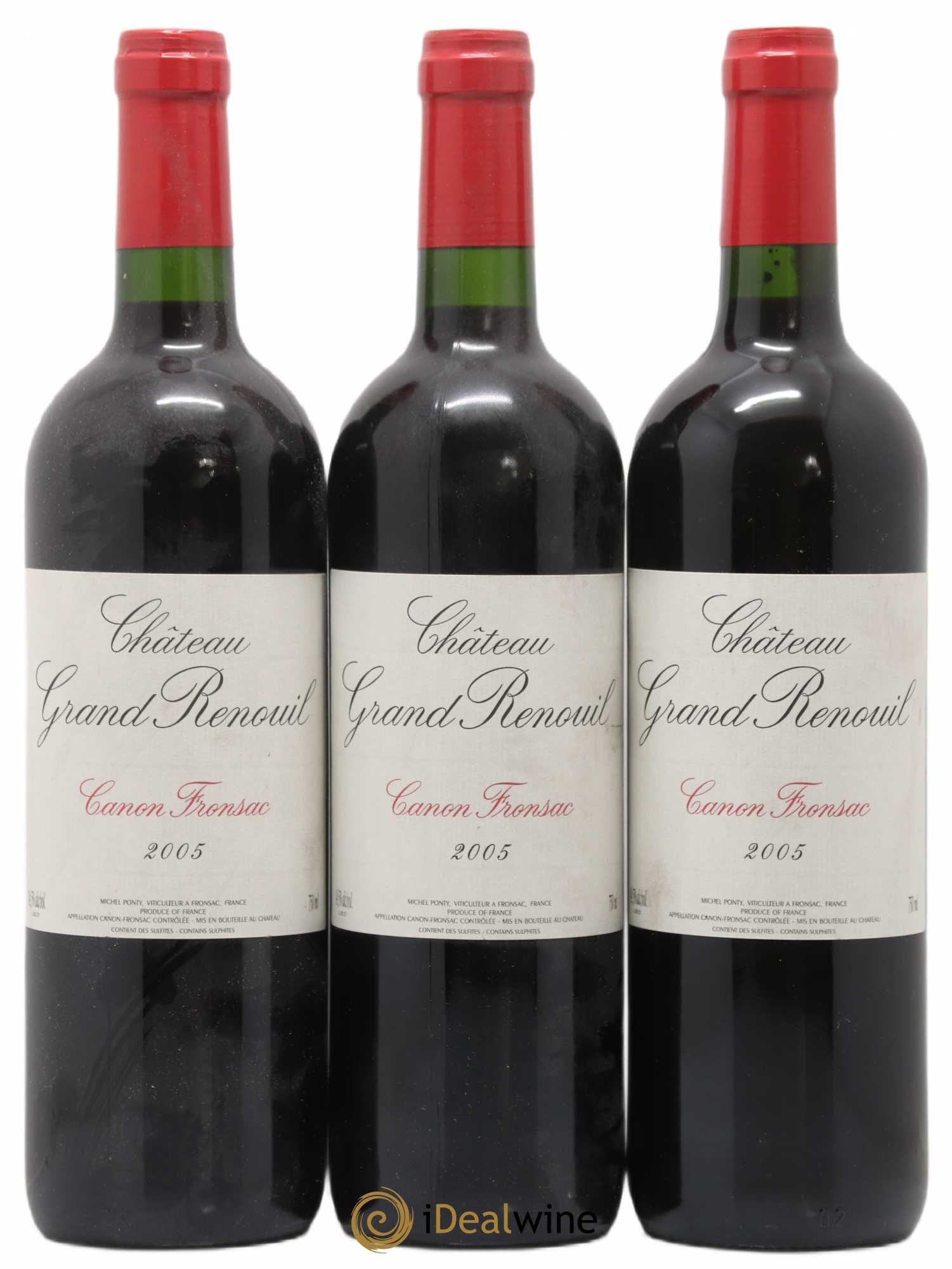 Canon-Fronsac Château Grand Renouil 2005 - Posten von 3 Flaschen - 0
