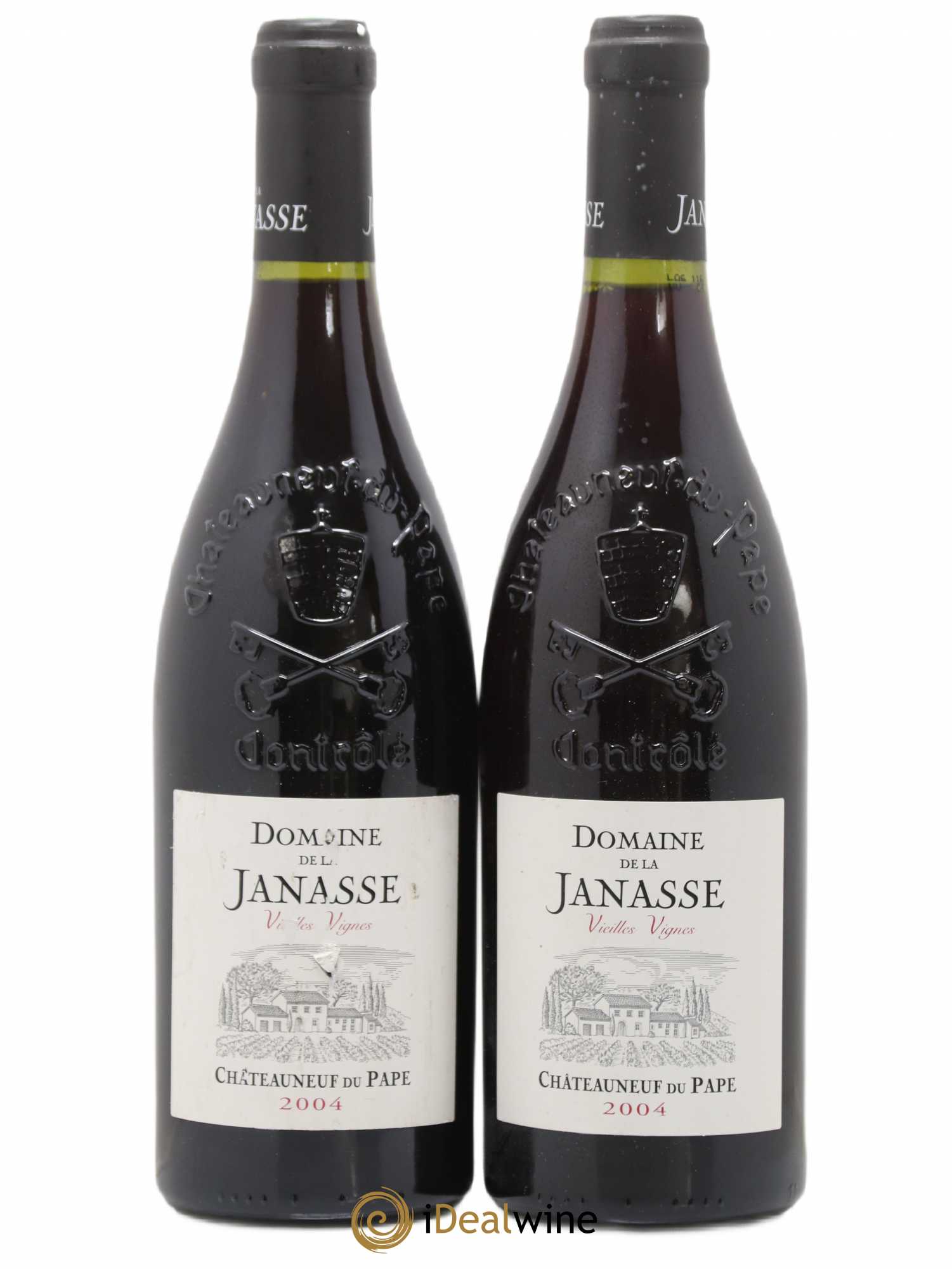 Châteauneuf-du-Pape Cuvée Vieilles Vignes La Janasse (Domaine de) 2004 - Lot de 2 bouteilles - 0