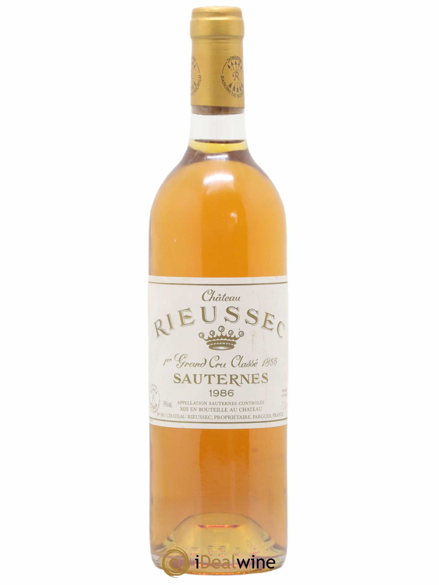 Château Rieussec 1er Grand Cru Classé 1986 - Posten von 1 Flasche - 0