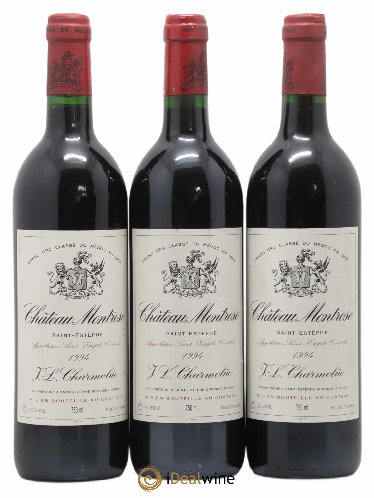 Château Montrose 2ème Grand Cru Classé 1994 - Lot de 3 bouteilles - 0