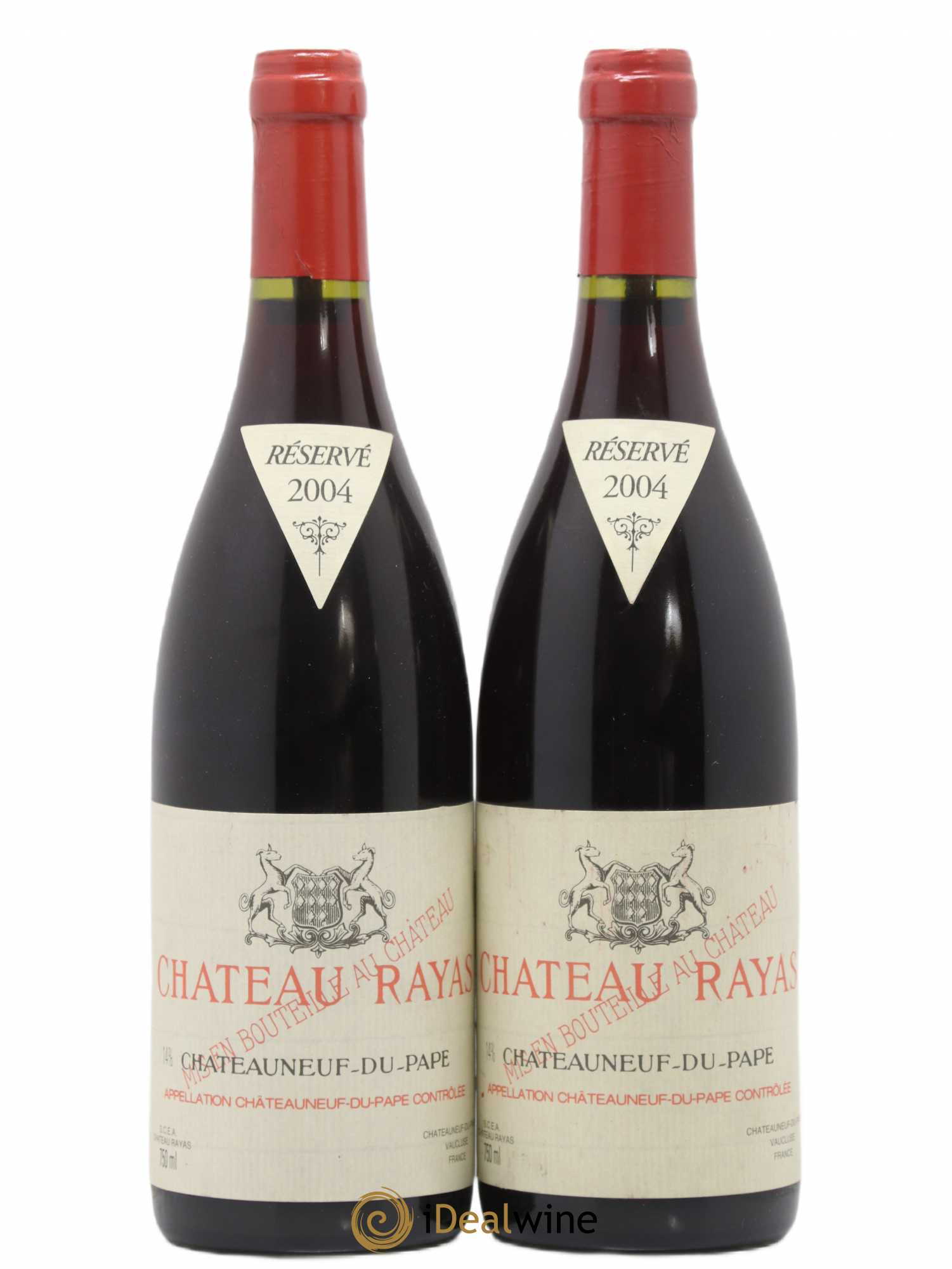 Châteauneuf-du-Pape Château Rayas Emmanuel Reynaud 2004 - Lot de 2 bouteilles - 0
