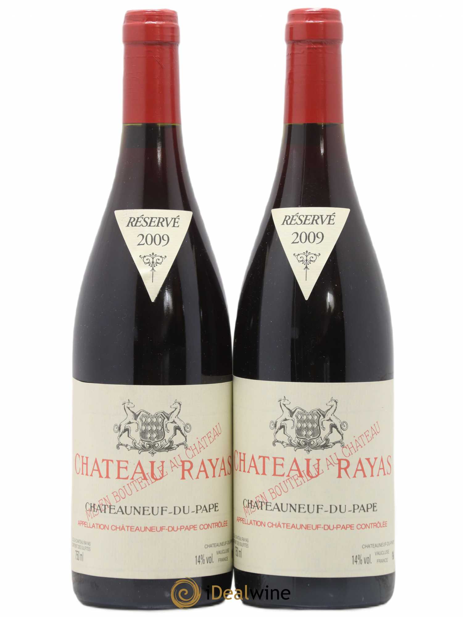 Châteauneuf-du-Pape Château Rayas Emmanuel Reynaud 2009 - Lot de 2 bouteilles - 0