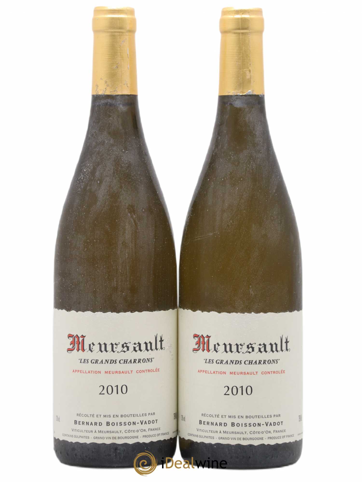 Meursault Les Grands Charrons Boisson-Vadot (Domaine) 2010 - Lot de 2 bouteilles - 0