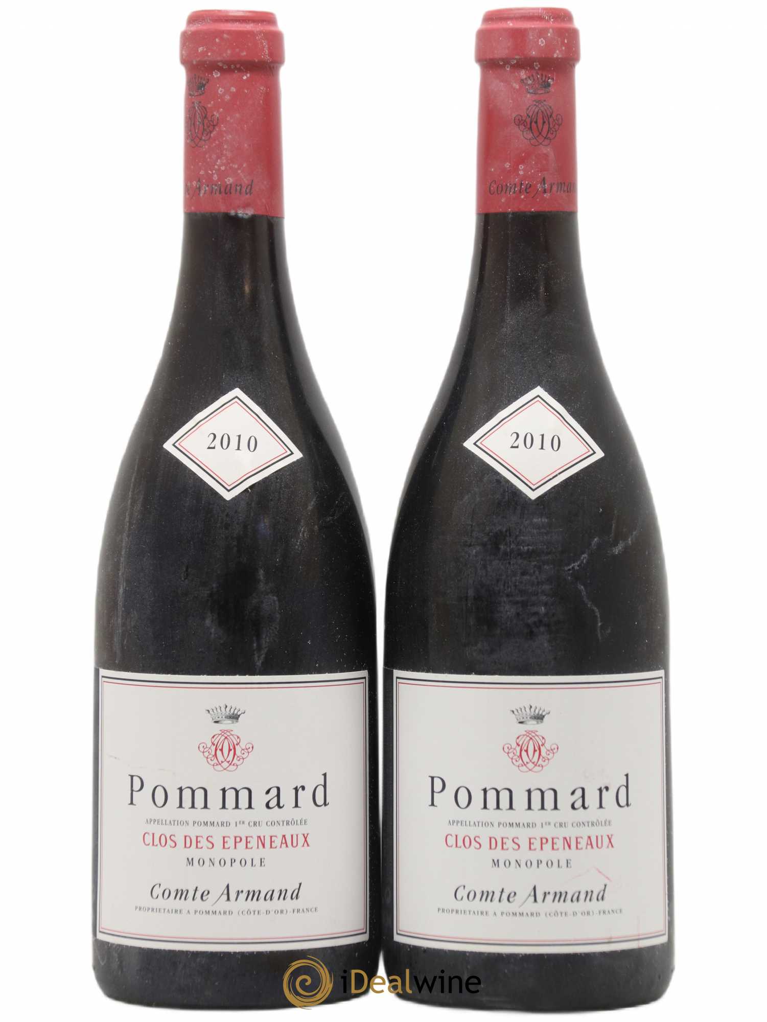 Pommard 1er Cru Clos des Epeneaux Comte Armand 2010 - Lot de 2 bouteilles - 0