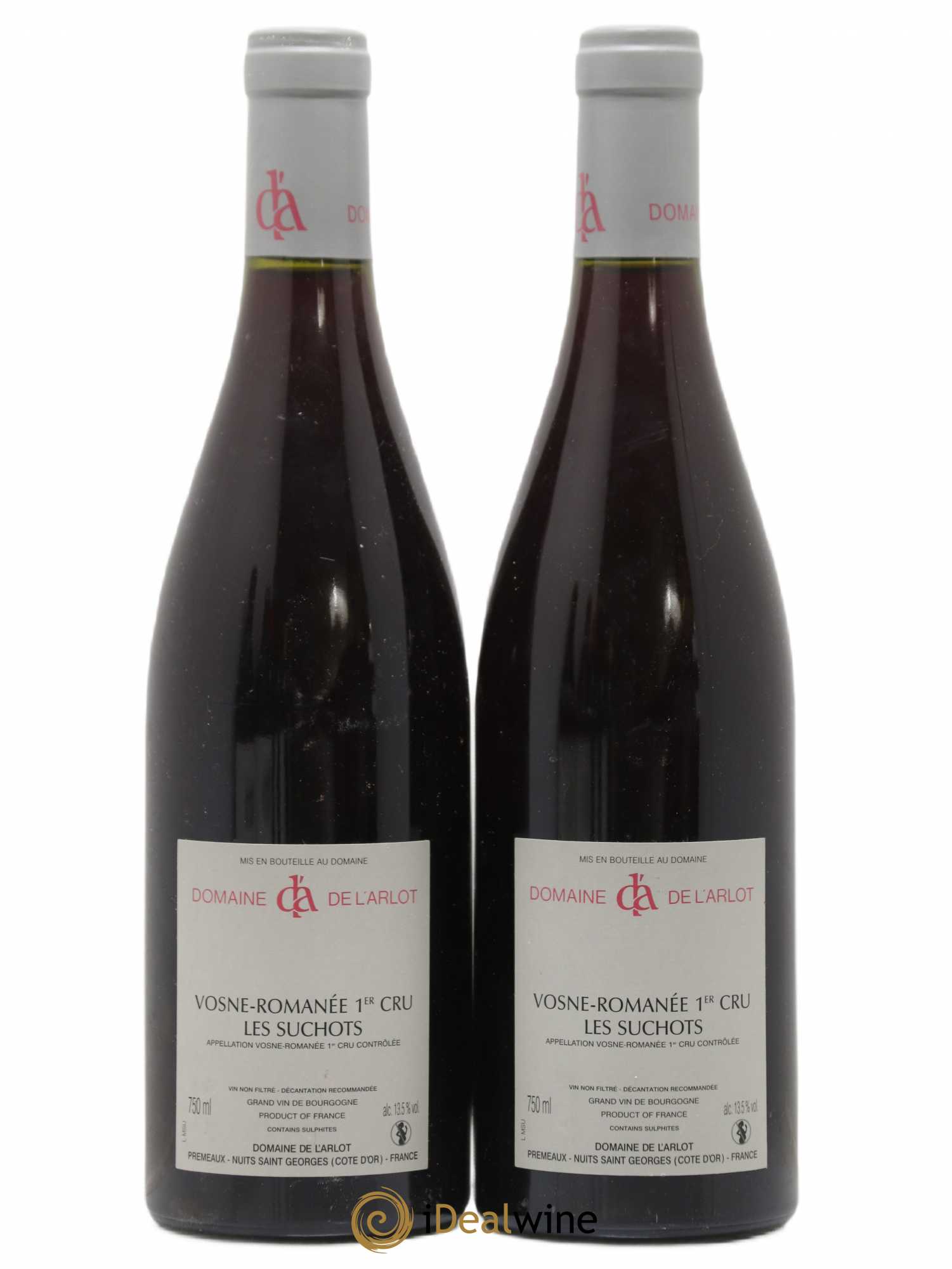 Vosne-Romanée 1er Cru Les Suchots Domaine de l'Arlot 2009 - Lot de 2 bouteilles - 1