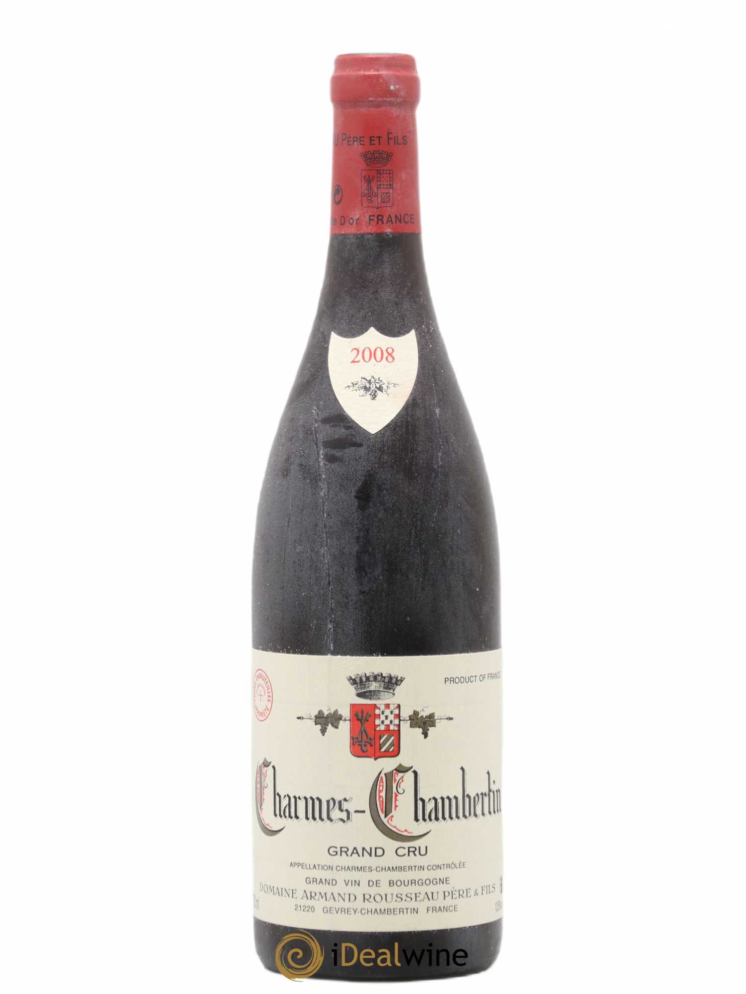 Charmes-Chambertin Grand Cru Armand Rousseau (Domaine) 2008 - Lot de 1 bouteille - 0