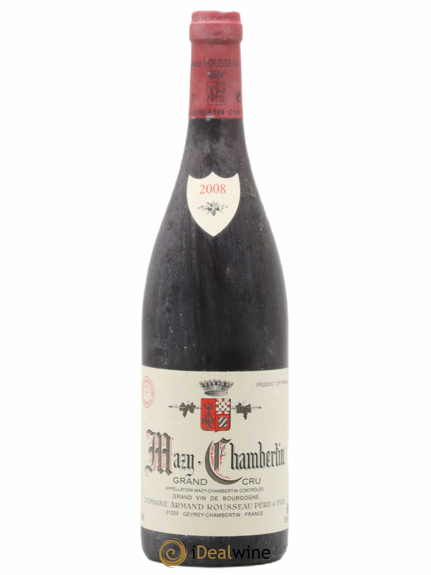 Mazis-Chambertin Grand Cru Armand Rousseau (Domaine) 2008 - Lot de 1 bouteille - 0