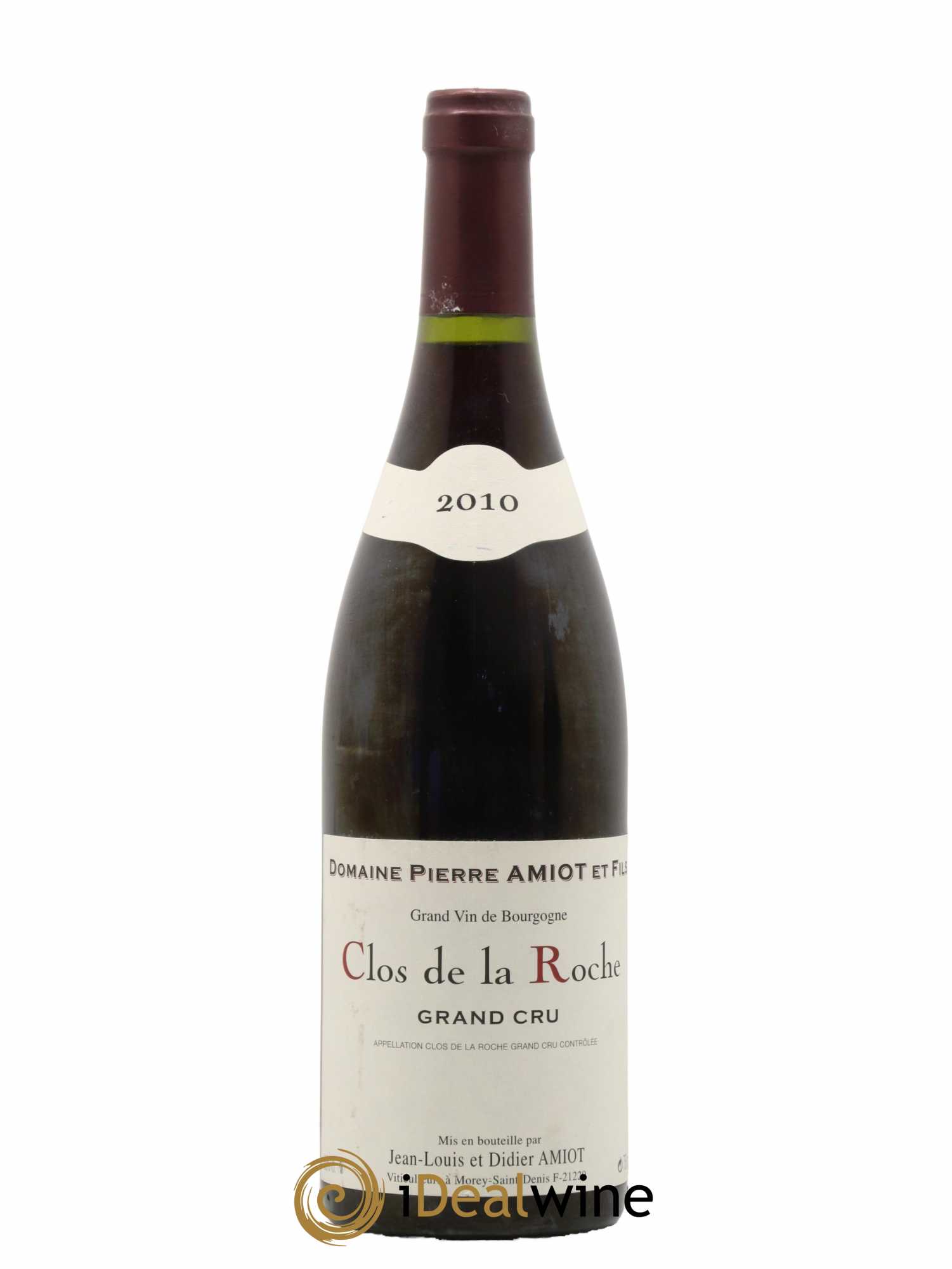 Clos de la Roche Grand Cru Pierre Amiot et Fils (Domaine) 2010 - Lot de 1 bouteille - 0