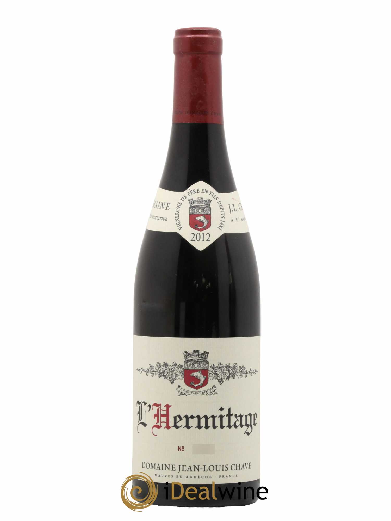 Hermitage Jean-Louis Chave 2012 - Lot de 1 bouteille - 0