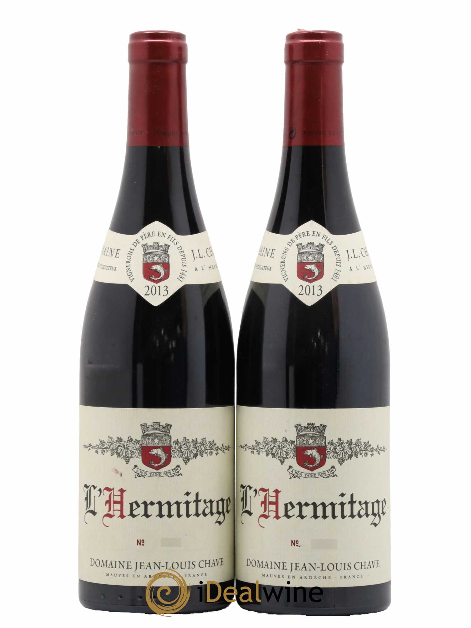 Hermitage Jean-Louis Chave 2013 - Lot de 2 bouteilles - 0