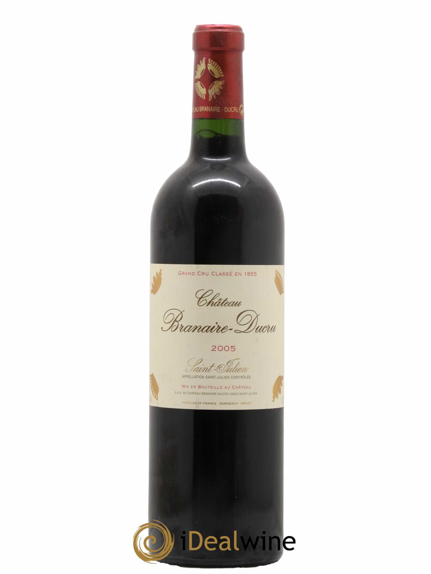 Château Branaire Ducru 4ème Grand Cru Classé 2005 - Lot de 1 bouteille - 0