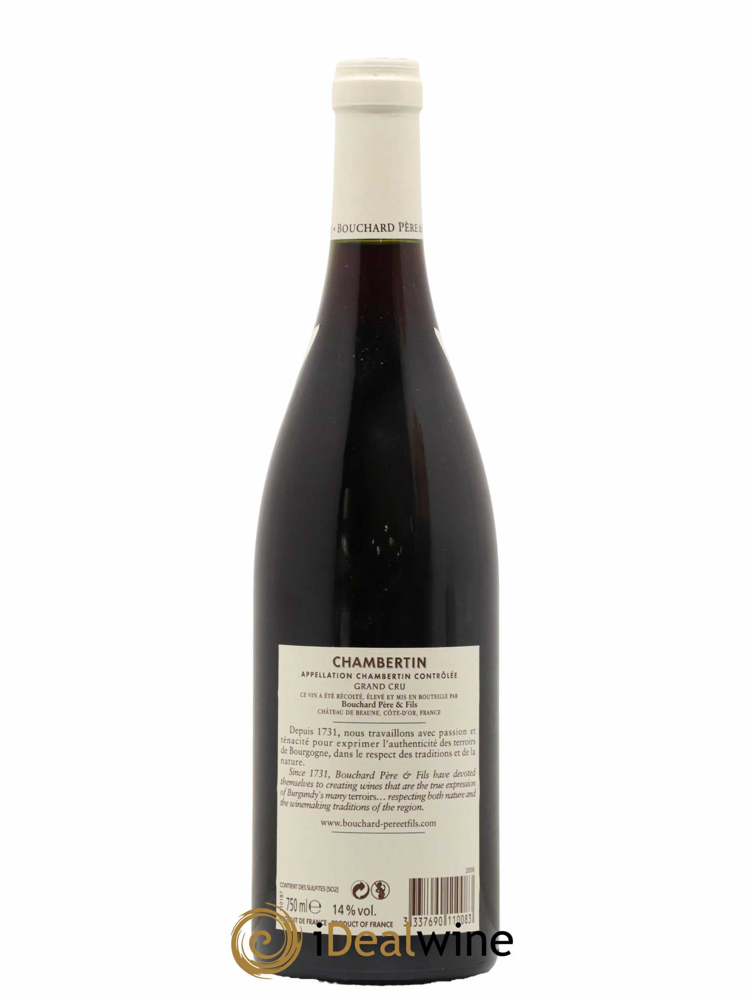 Chambertin Grand Cru Bouchard Père & Fils 2009 - Lot de 1 bouteille - 1