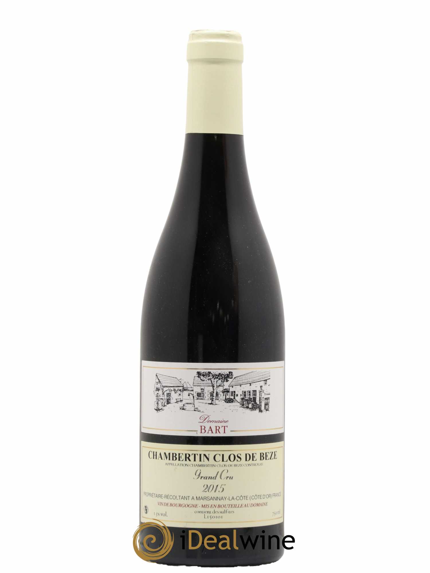 Chambertin Clos de Bèze Grand Cru Bart (Domaine) 2015 - Lot de 1 bouteille - 0