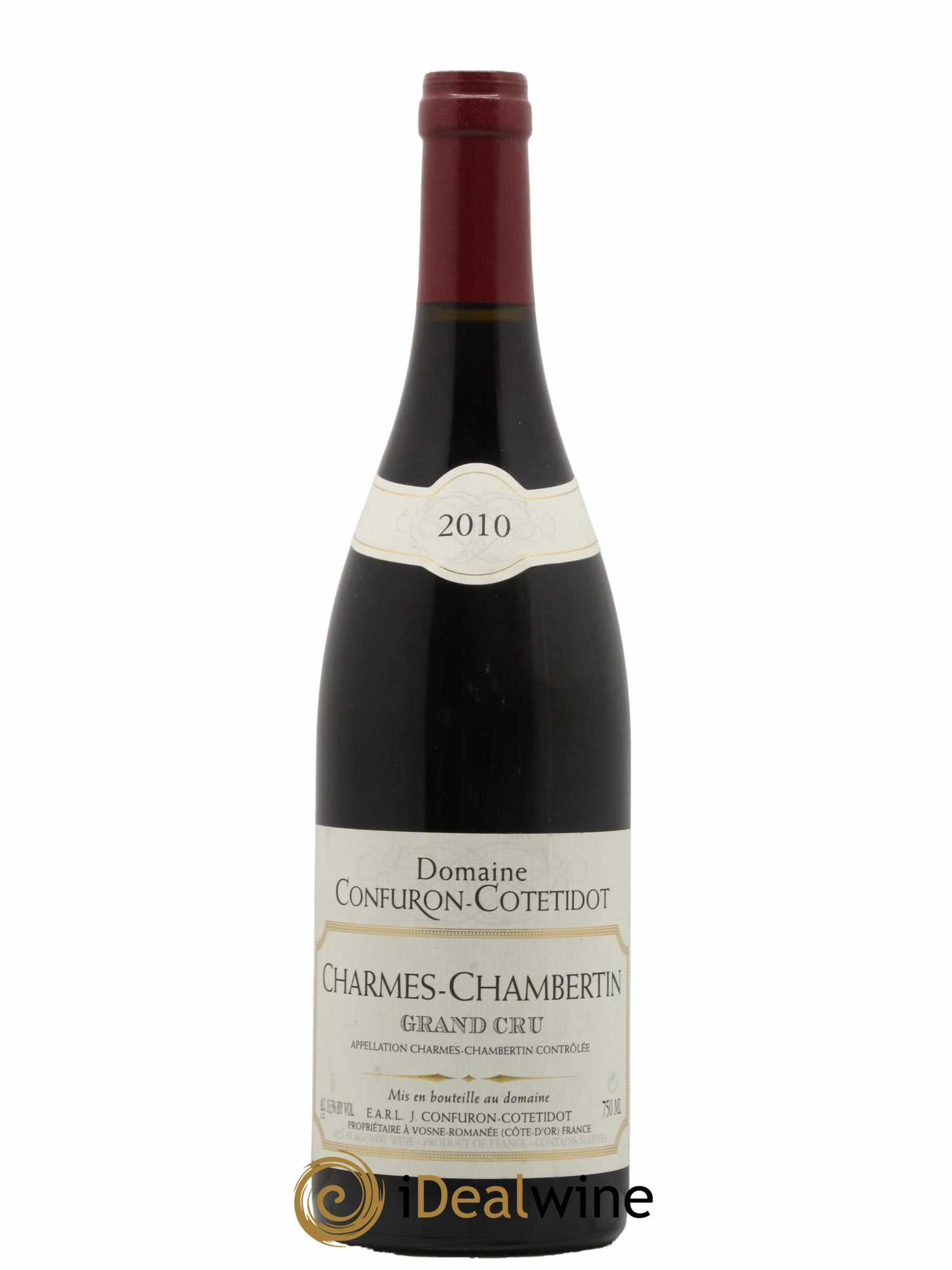 Charmes-Chambertin Grand Cru Confuron-Cotetidot 2010 - Lot de 1 bouteille - 0