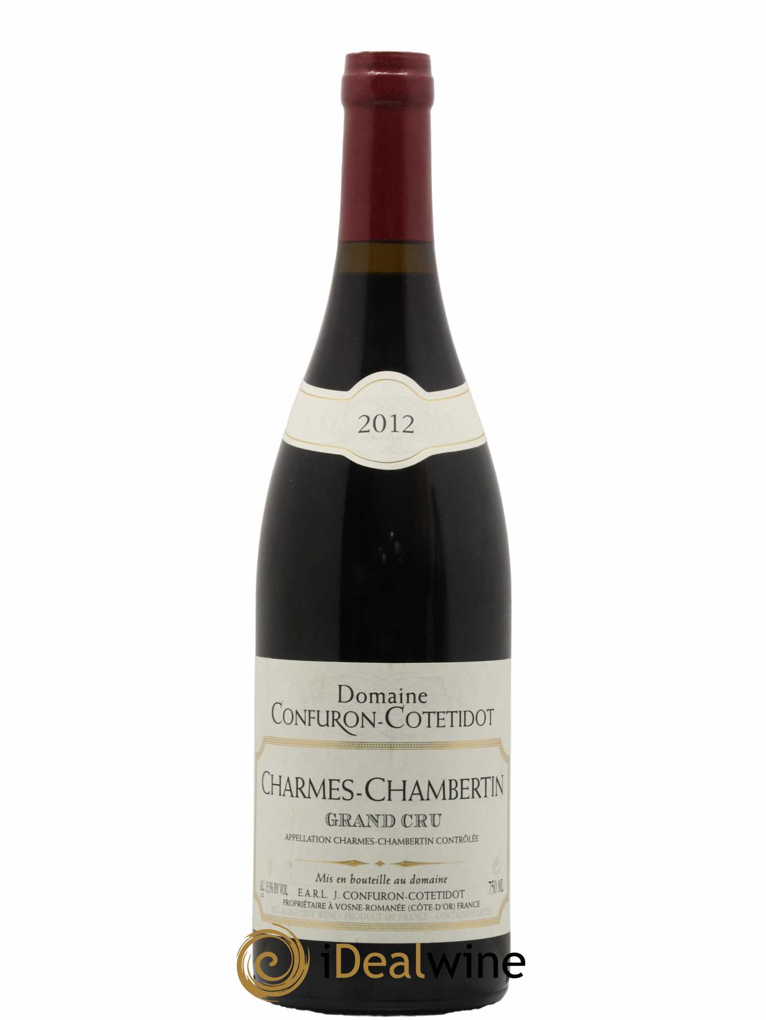 Charmes-Chambertin Grand Cru Confuron-Cotetidot 2012 - Lot de 1 bouteille - 0