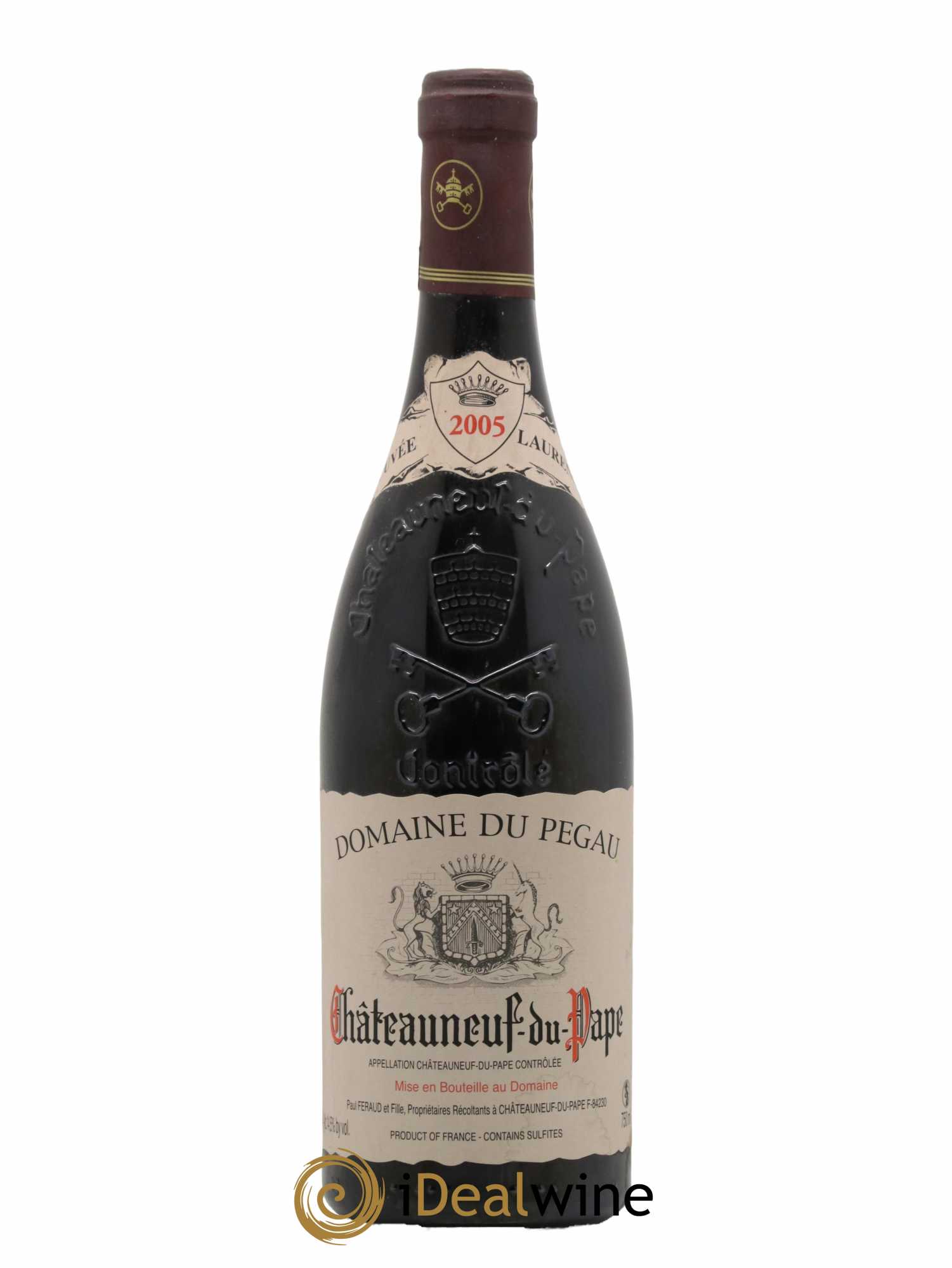 Châteauneuf-du-Pape Domaine du Pégau Cuvée Laurence Paul et Laurence Féraud 2005 - Lot de 1 bouteille - 0