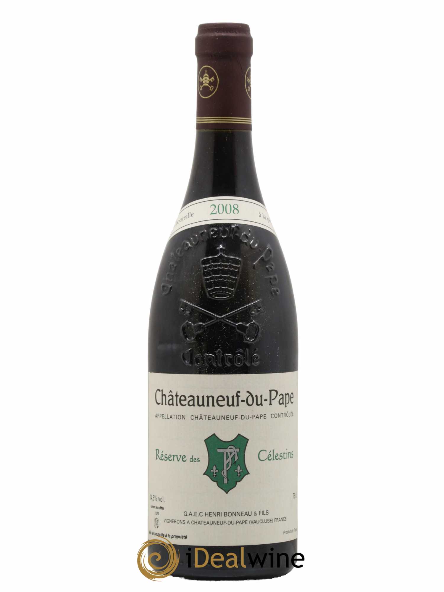 Châteauneuf-du-Pape Réserve des Célestins Henri Bonneau & Fils 2008 - Lot de 1 bouteille - 0