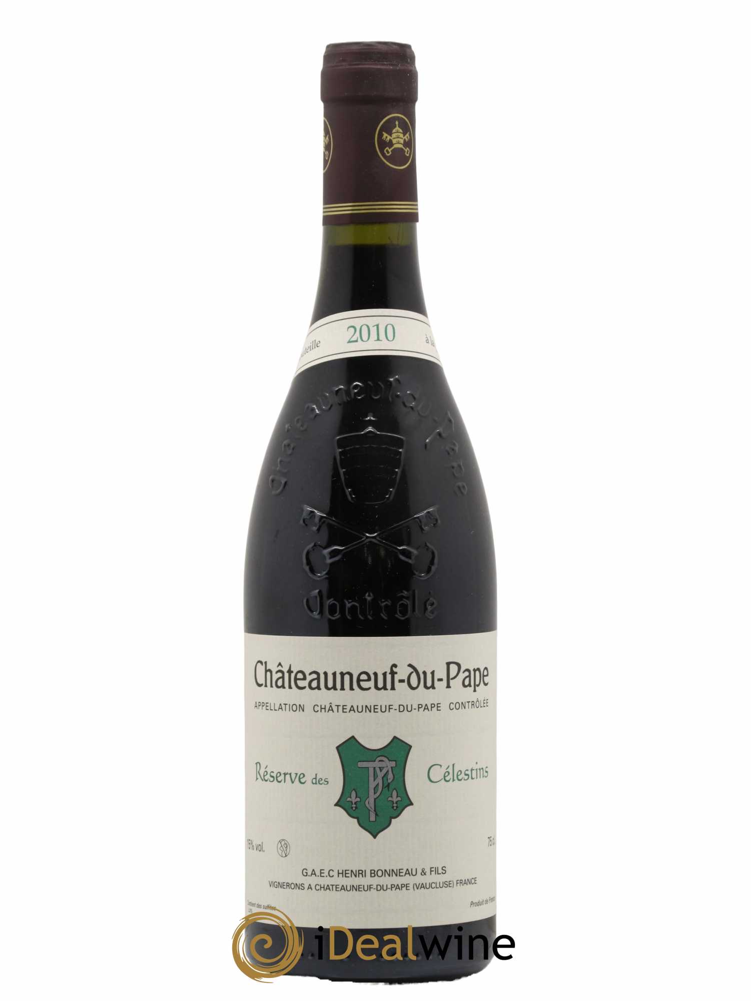Châteauneuf-du-Pape Réserve des Célestins Henri Bonneau & Fils 2010 - Lot de 1 bouteille - 0