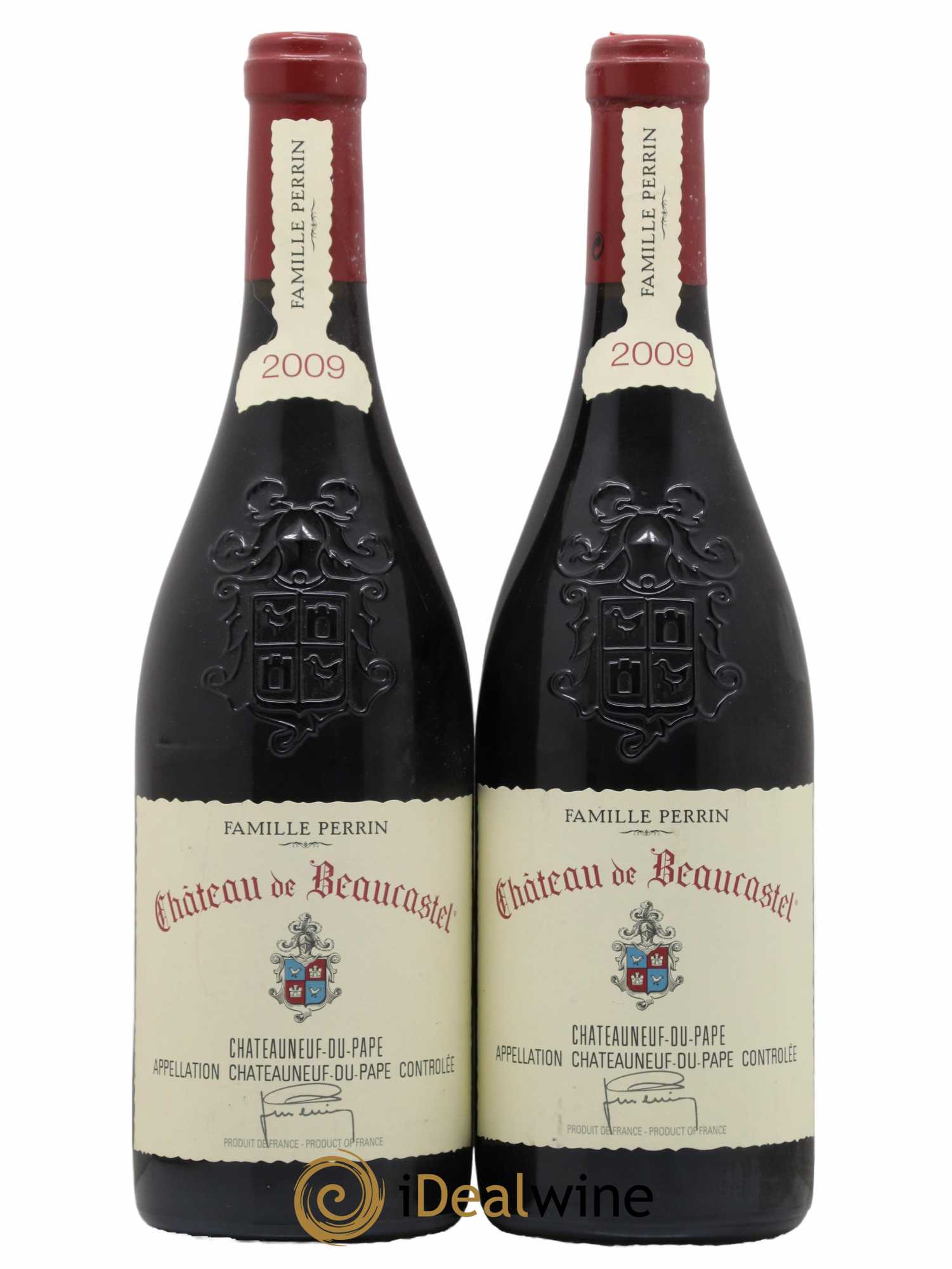 Châteauneuf-du-Pape Château de Beaucastel Famille Perrin 2009 - Lot de 2 bouteilles - 0