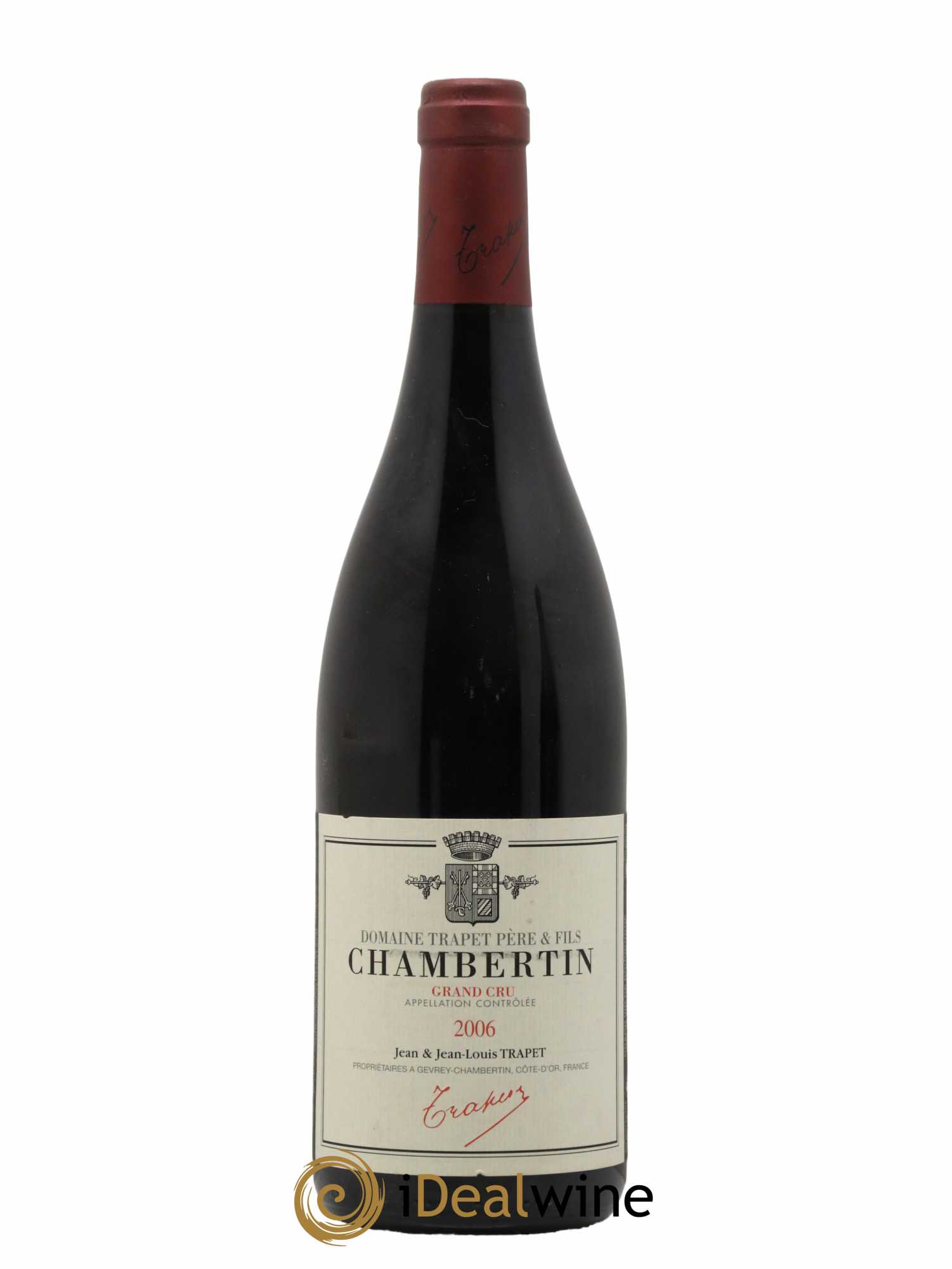 Chambertin Grand Cru Domaine Trapet 2006 - Lot de 1 bouteille - 0